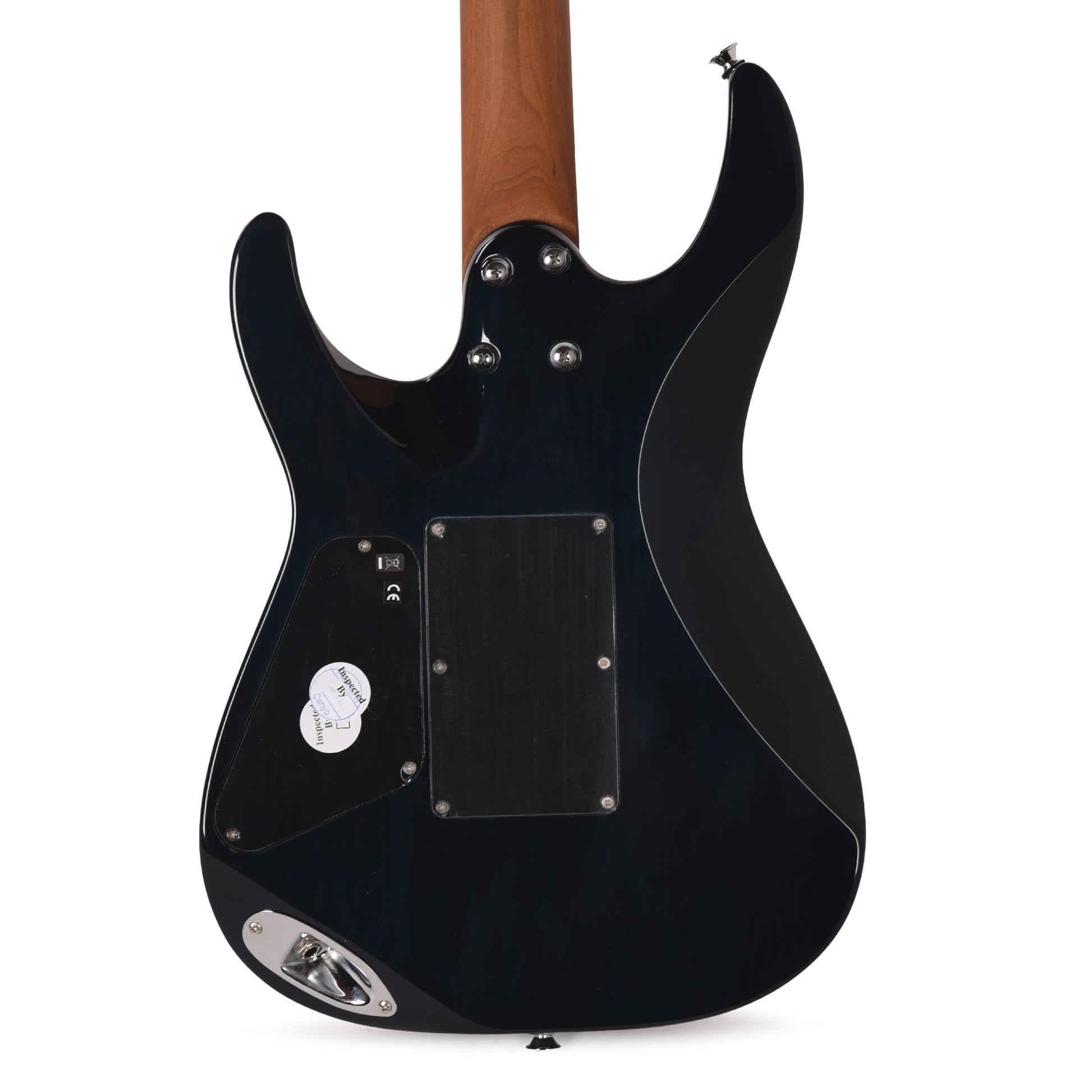 Charvel Pro-Mod Plus Dinky DK24 HSS 2PT EB QM Blue Curaçao Electric Guitars / Solid Body