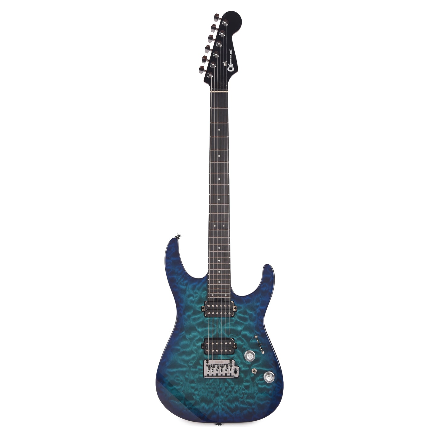 Charvel Pro-Mod Plus DK24 HH 2PT EB QM Chlorine Burst Electric Guitars / Solid Body
