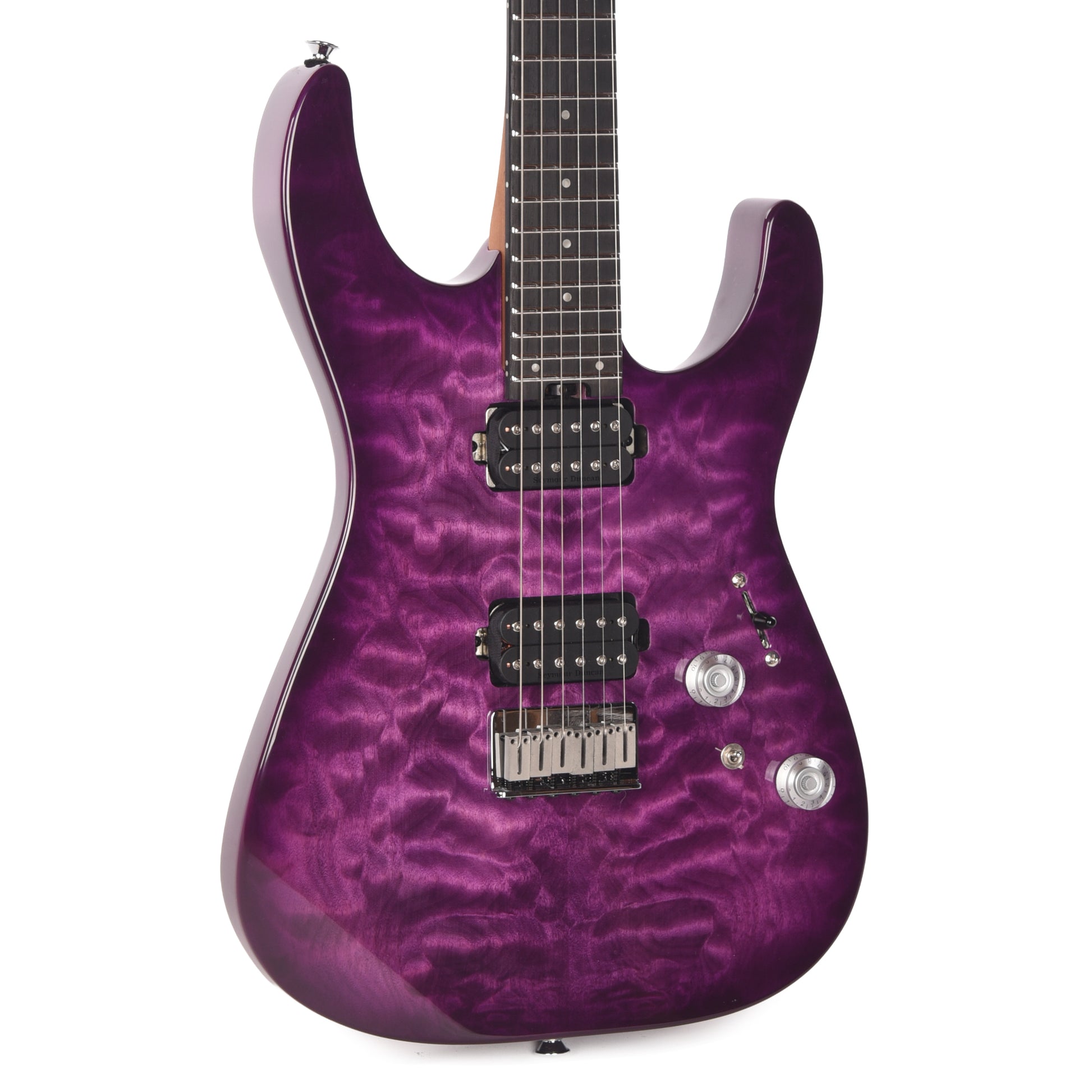 Charvel Pro-Mod Plus DK24 HH HT EB QM Violet Radiance Electric Guitars / Solid Body