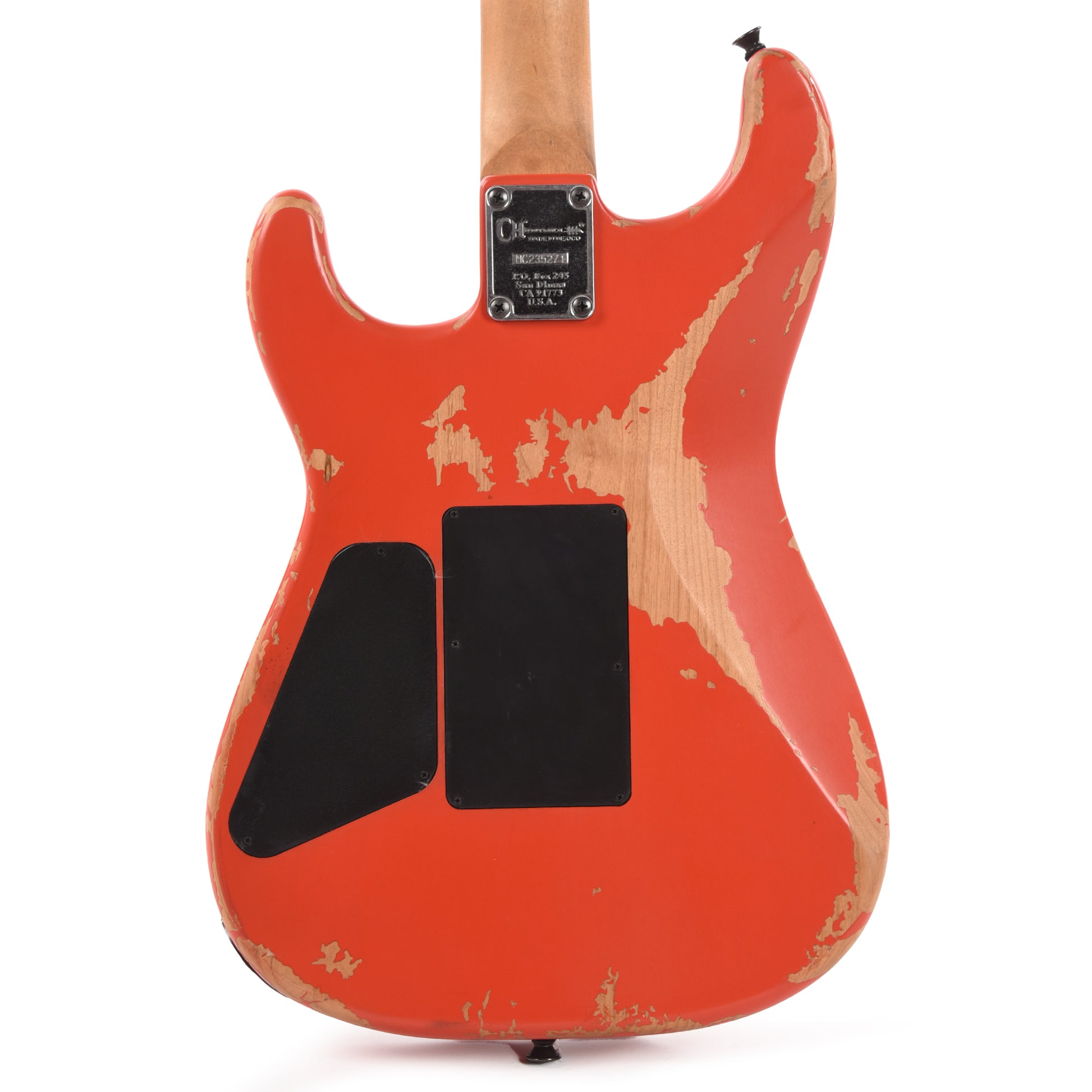 Charvel Pro-Mod Relic San Dimas Style 1 HH FR PF Weathered Orange Electric Guitars / Solid Body