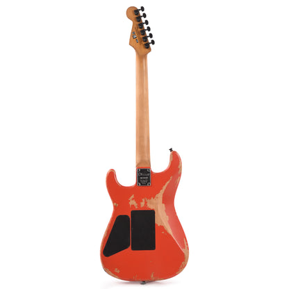 Charvel Pro-Mod Relic San Dimas Style 1 HH FR PF Weathered Orange Electric Guitars / Solid Body