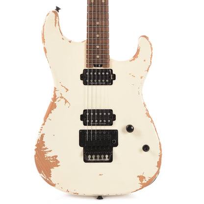 Charvel Pro-Mod Relic San Dimas Style 1 HH FR PF Weathered White Electric Guitars / Solid Body
