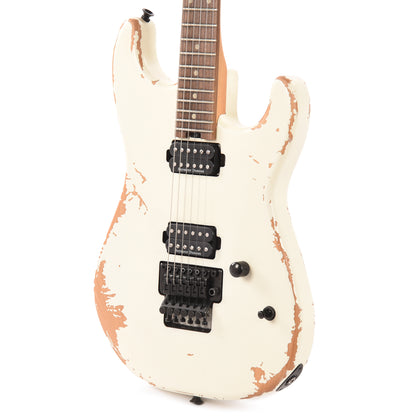 Charvel Pro-Mod Relic San Dimas Style 1 HH FR PF Weathered White Electric Guitars / Solid Body