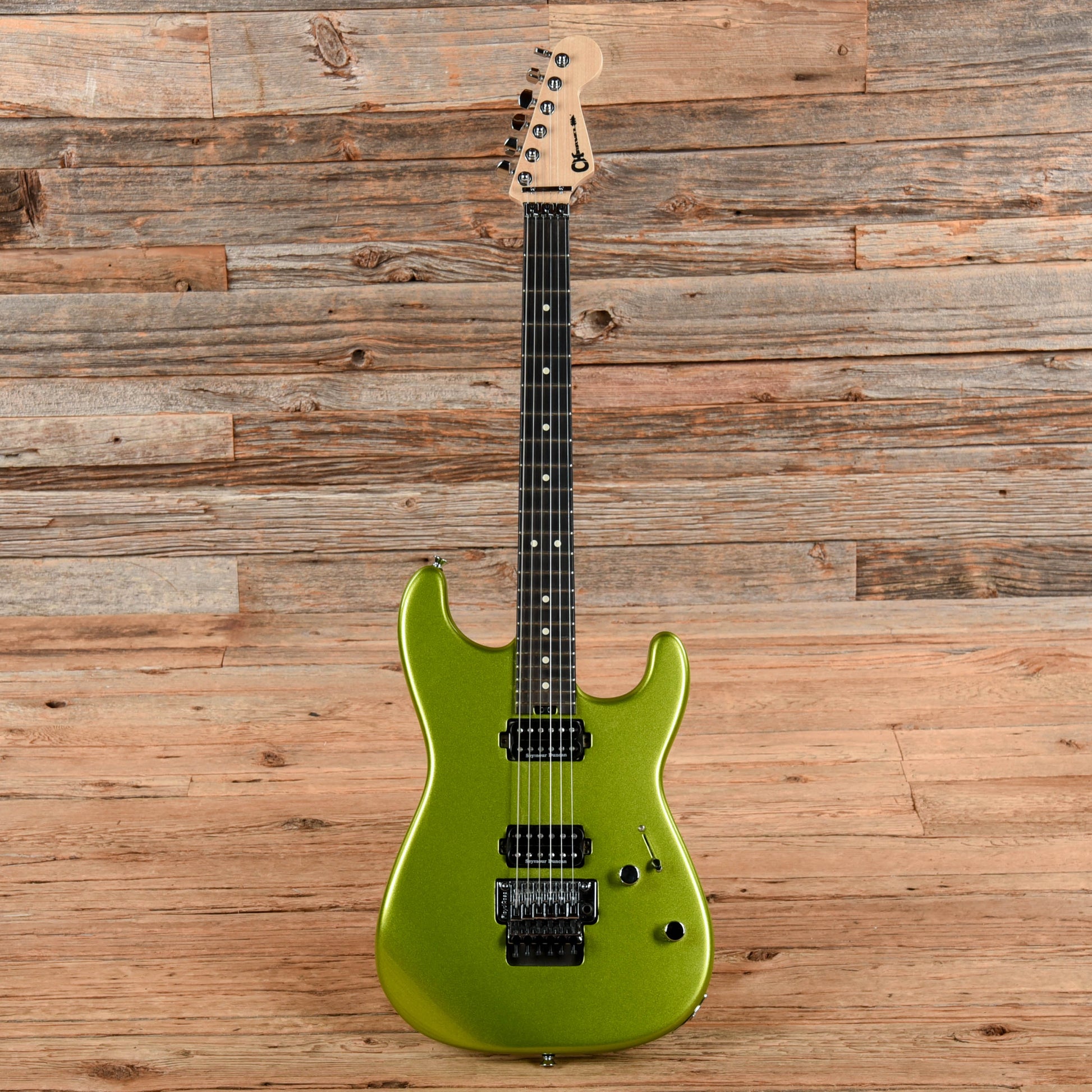 Charvel Pro Mod San Dimas Style 1 HH FR Lime Green 2021 Electric Guitars / Solid Body