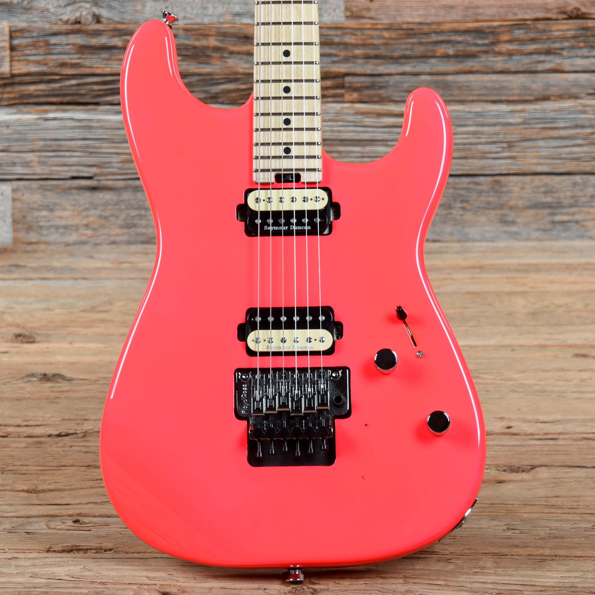 Charvel Pro-Mod San Dimas Style 1 HH FR Neon Pink 2018 Electric Guitars / Solid Body