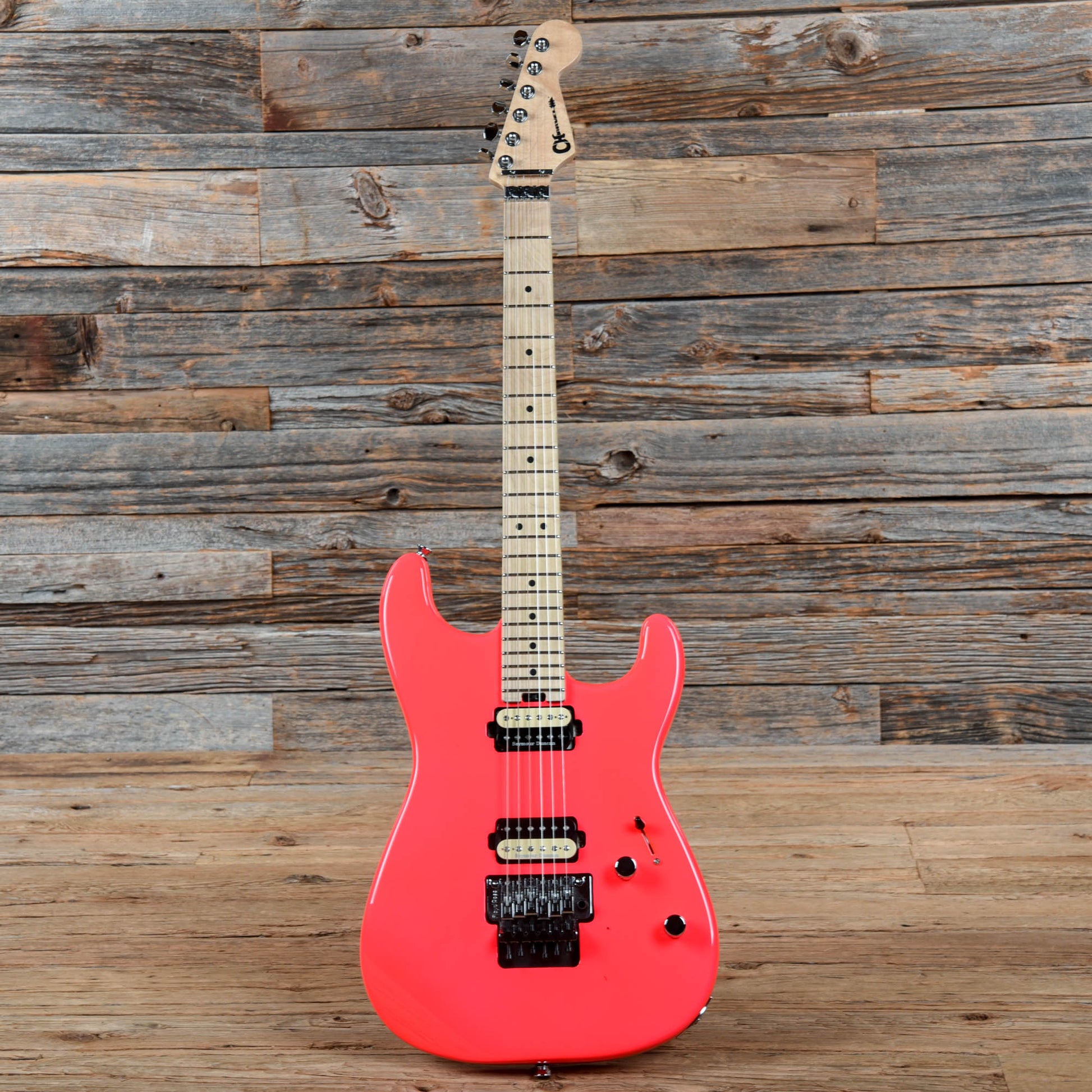Charvel Pro-Mod San Dimas Style 1 HH FR Neon Pink 2018 Electric Guitars / Solid Body