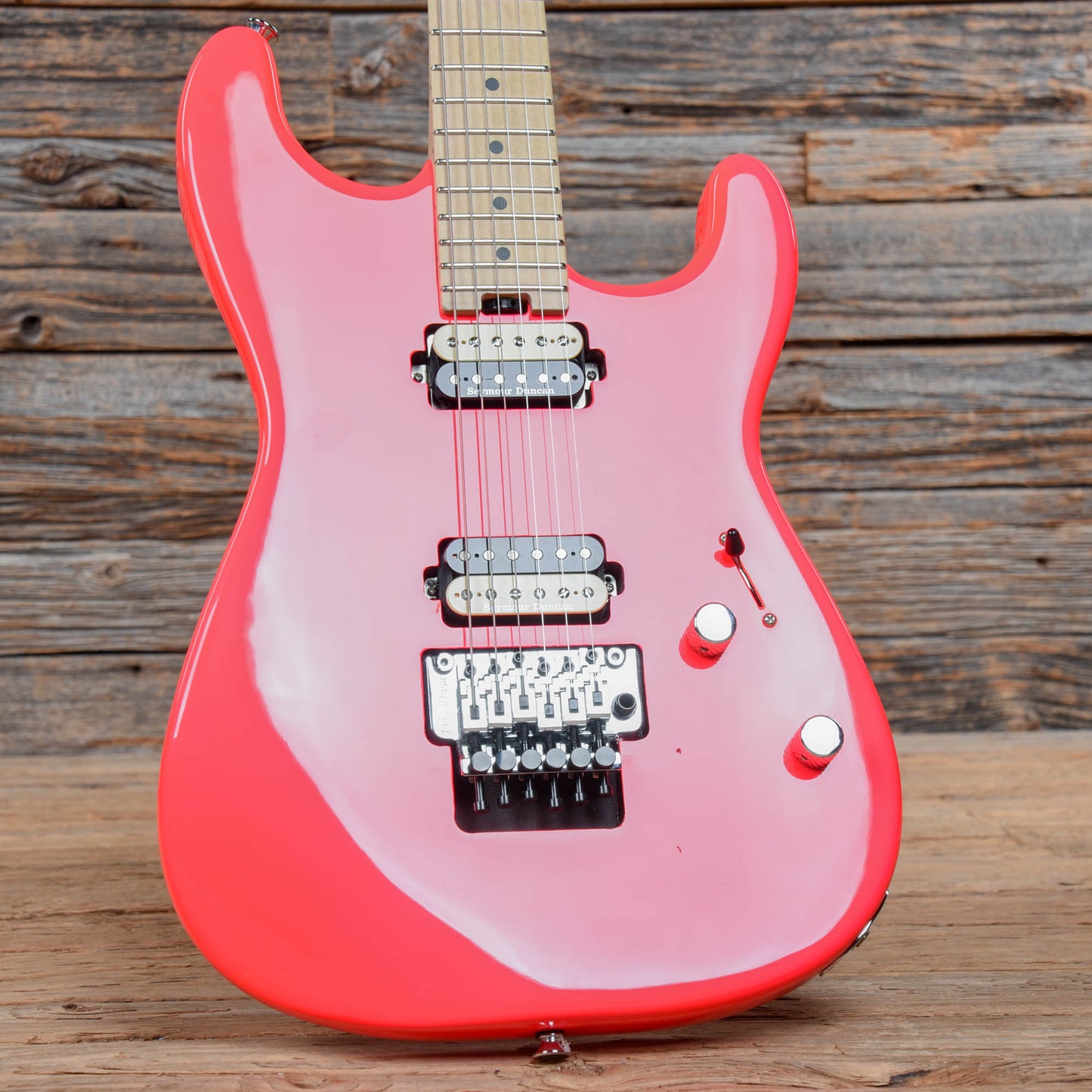 Charvel Pro-Mod San Dimas Style 1 HH FR Neon Pink 2018 Electric Guitars / Solid Body