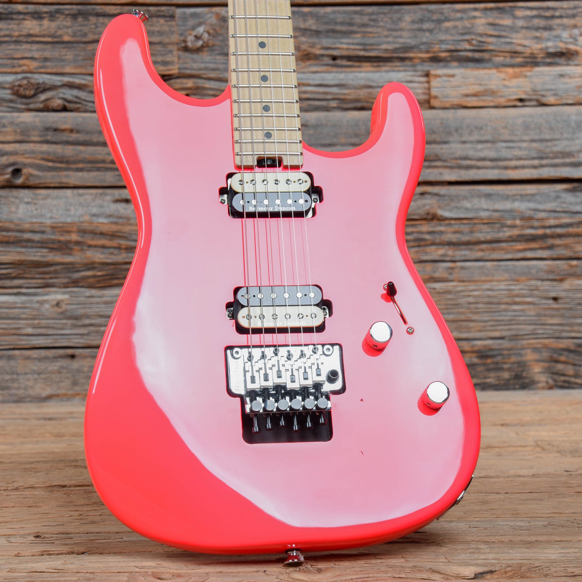 Charvel Pro-Mod San Dimas Style 1 HH FR Neon Pink 2018 Electric Guitars / Solid Body