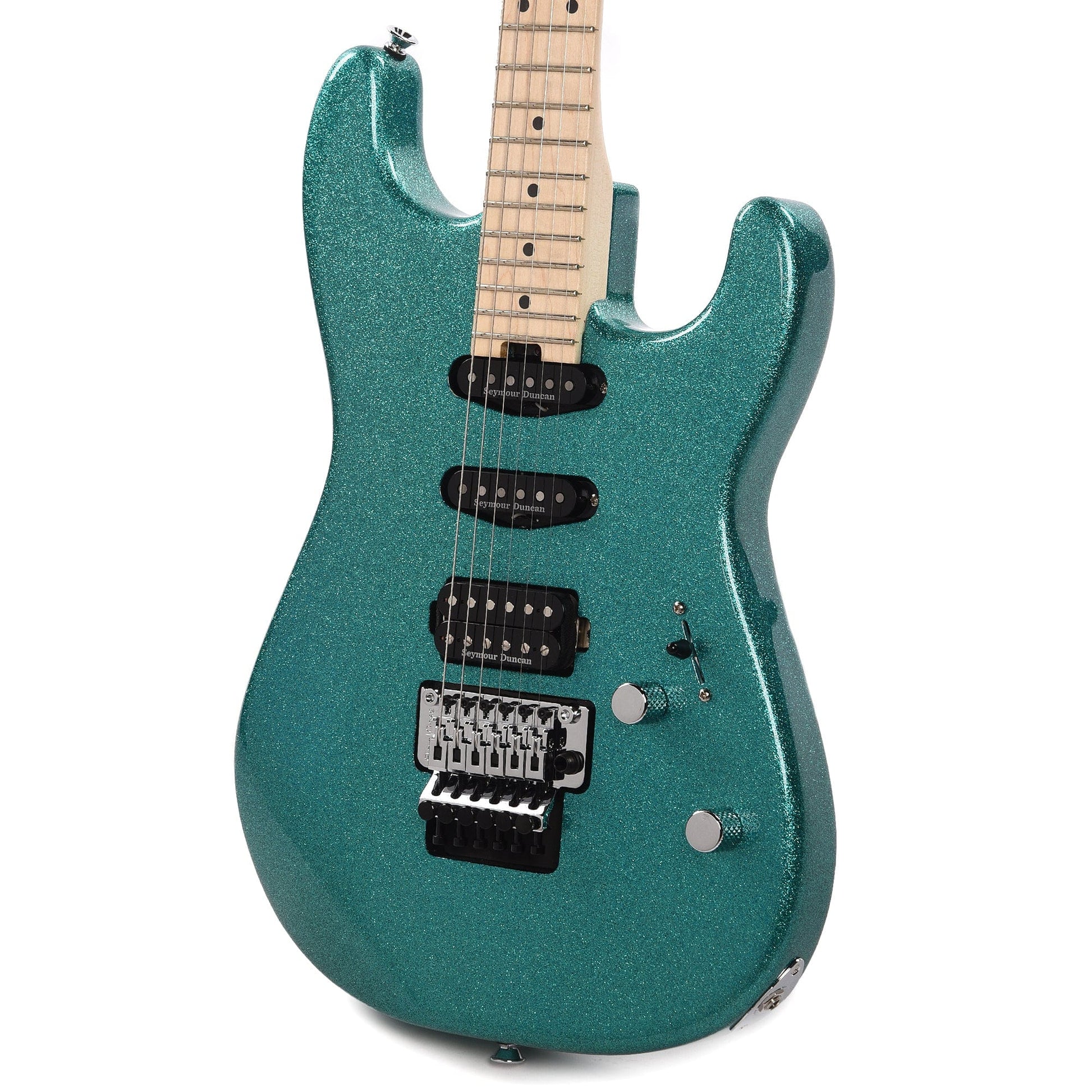 Charvel Pro-Mod San Dimas Style 1 HSS FR M Aqua Flake Electric Guitars / Solid Body