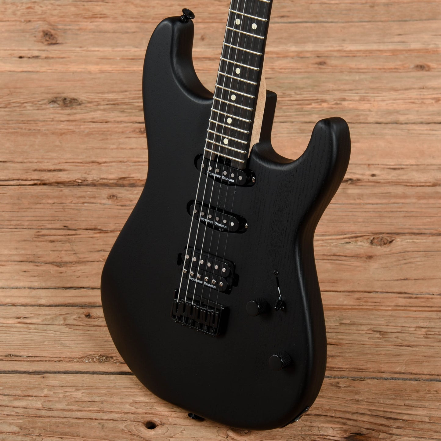 Charvel Pro-Mod San Dimas Style 1 HSS HT Sassafras Satin Black 2022 Electric Guitars / Solid Body