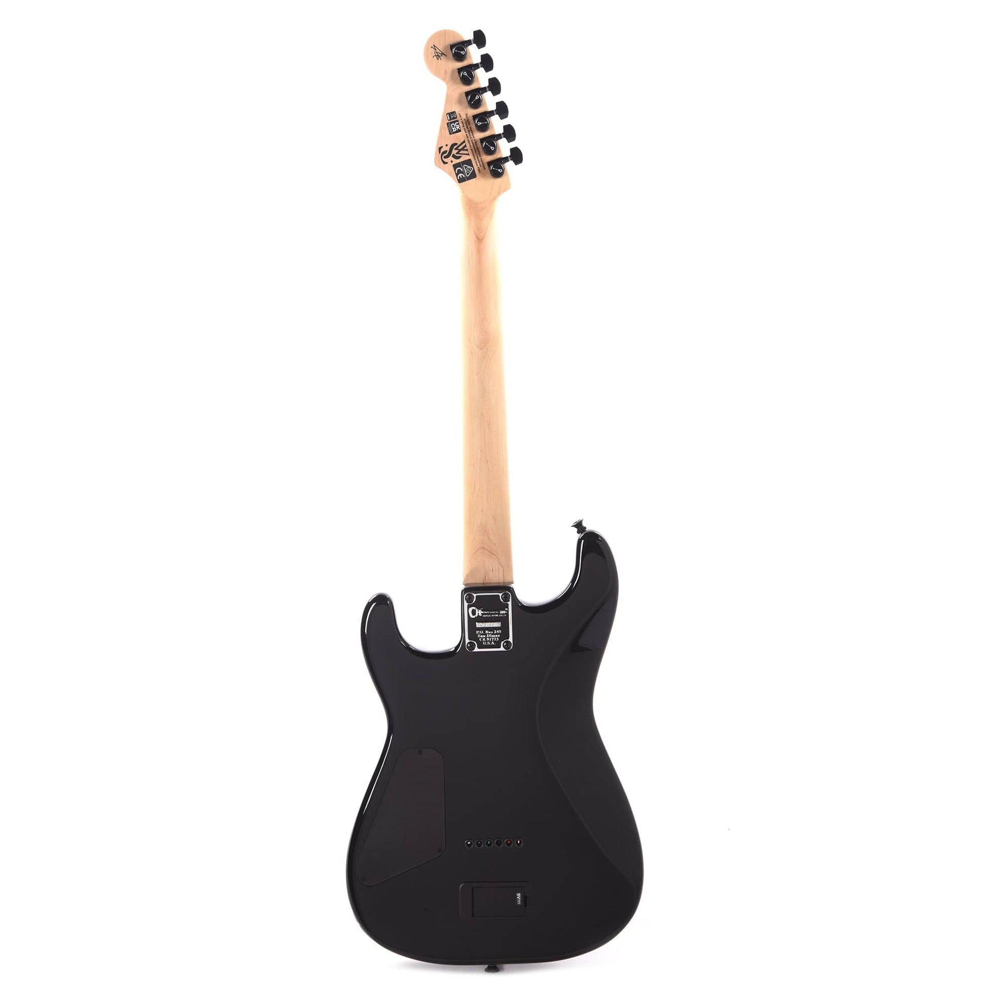 Charvel Pro-Mod San Dimas Style 1 Sean Long Signature Gloss Black Electric Guitars / Solid Body