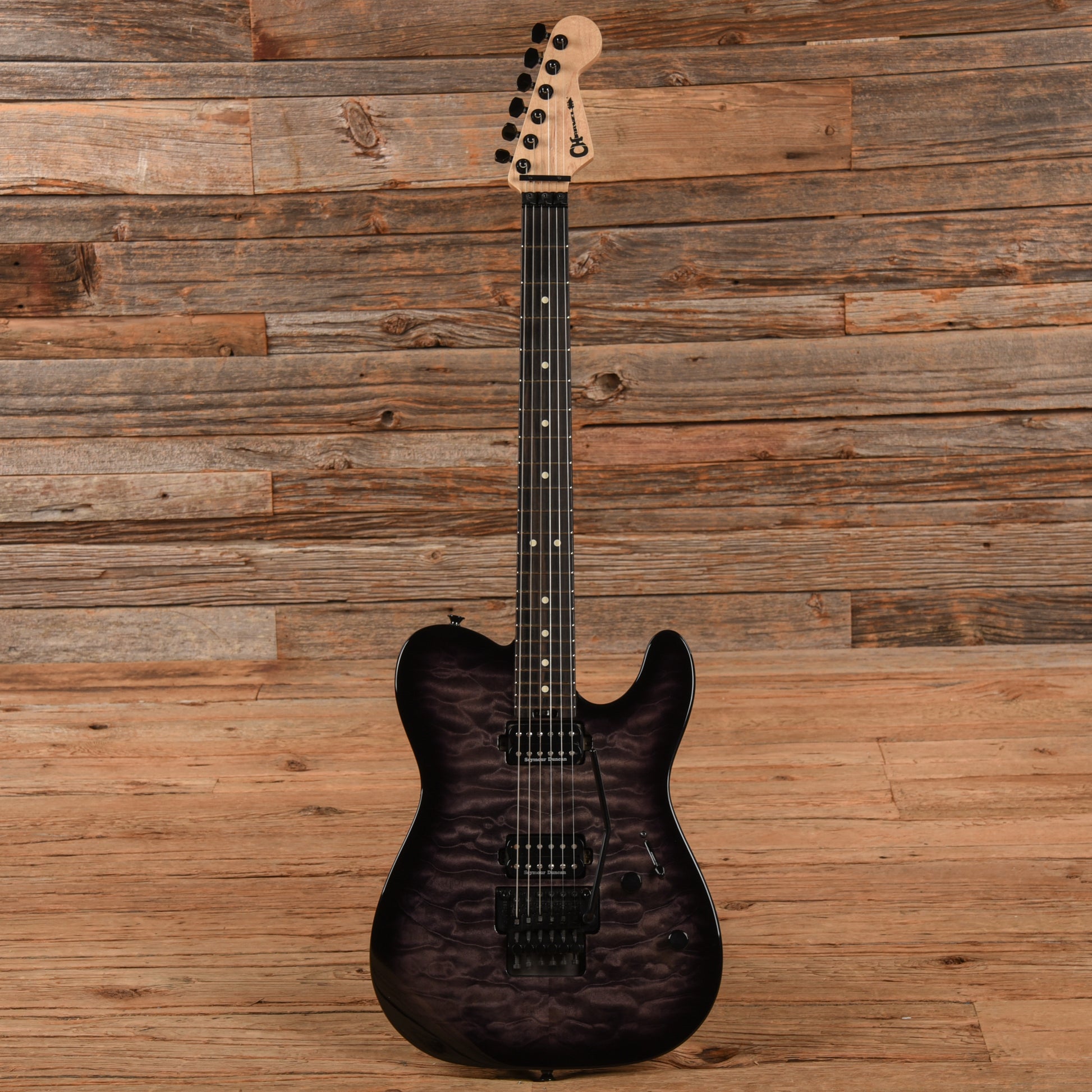 Charvel Pro-Mod San Dimas Style 2 HH FR QM Black Sunburst 2017 Electric Guitars / Solid Body