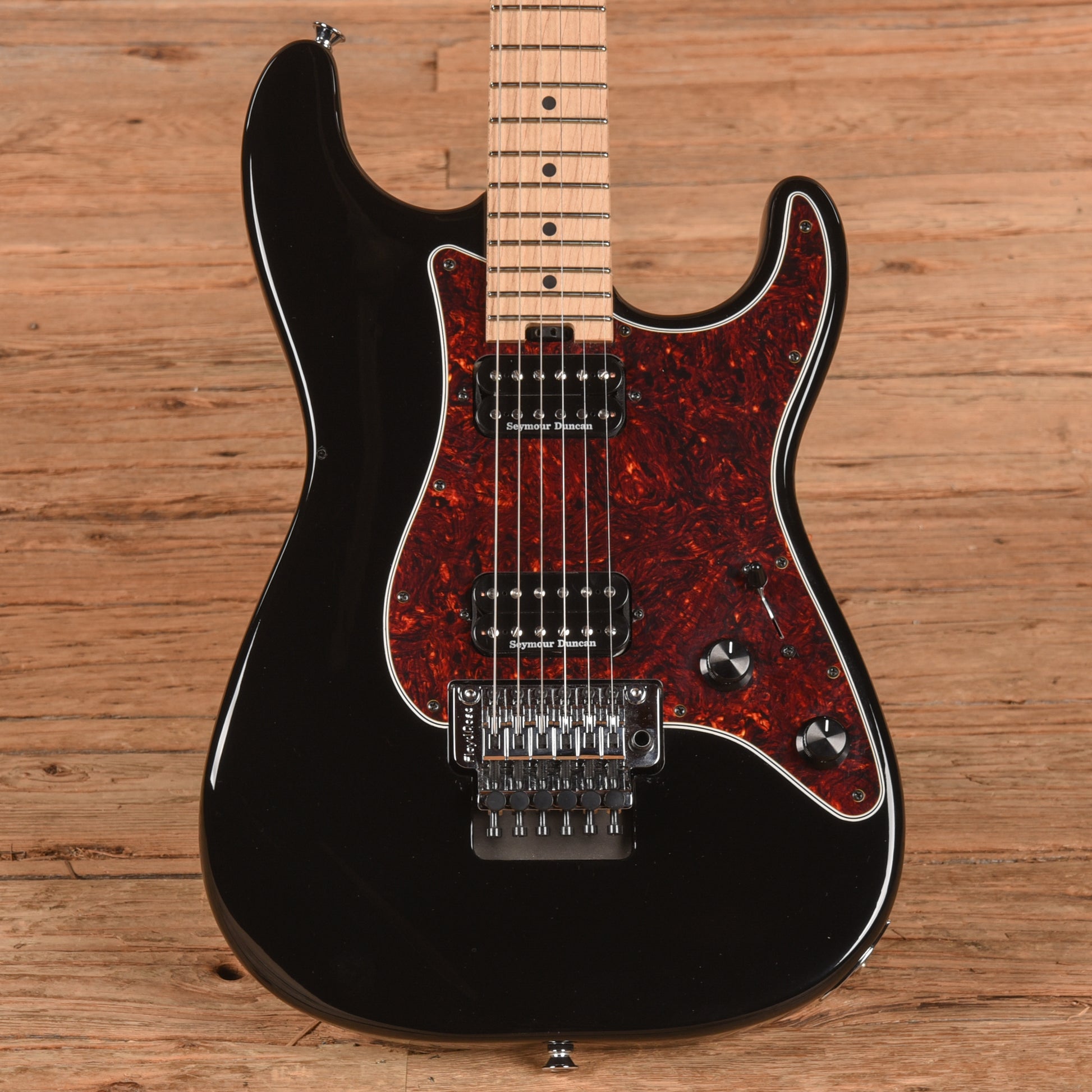 Charvel Pro-Mod So-Cal Style 1 HH FR M Black Electric Guitars / Solid Body