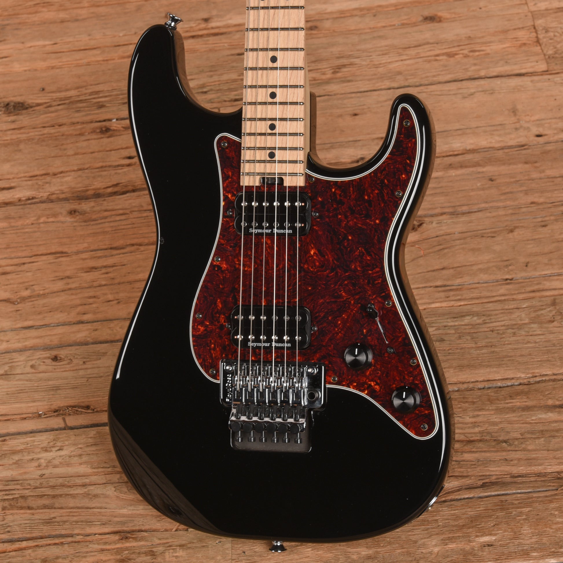 Charvel Pro-Mod So-Cal Style 1 HH FR M Black Electric Guitars / Solid Body