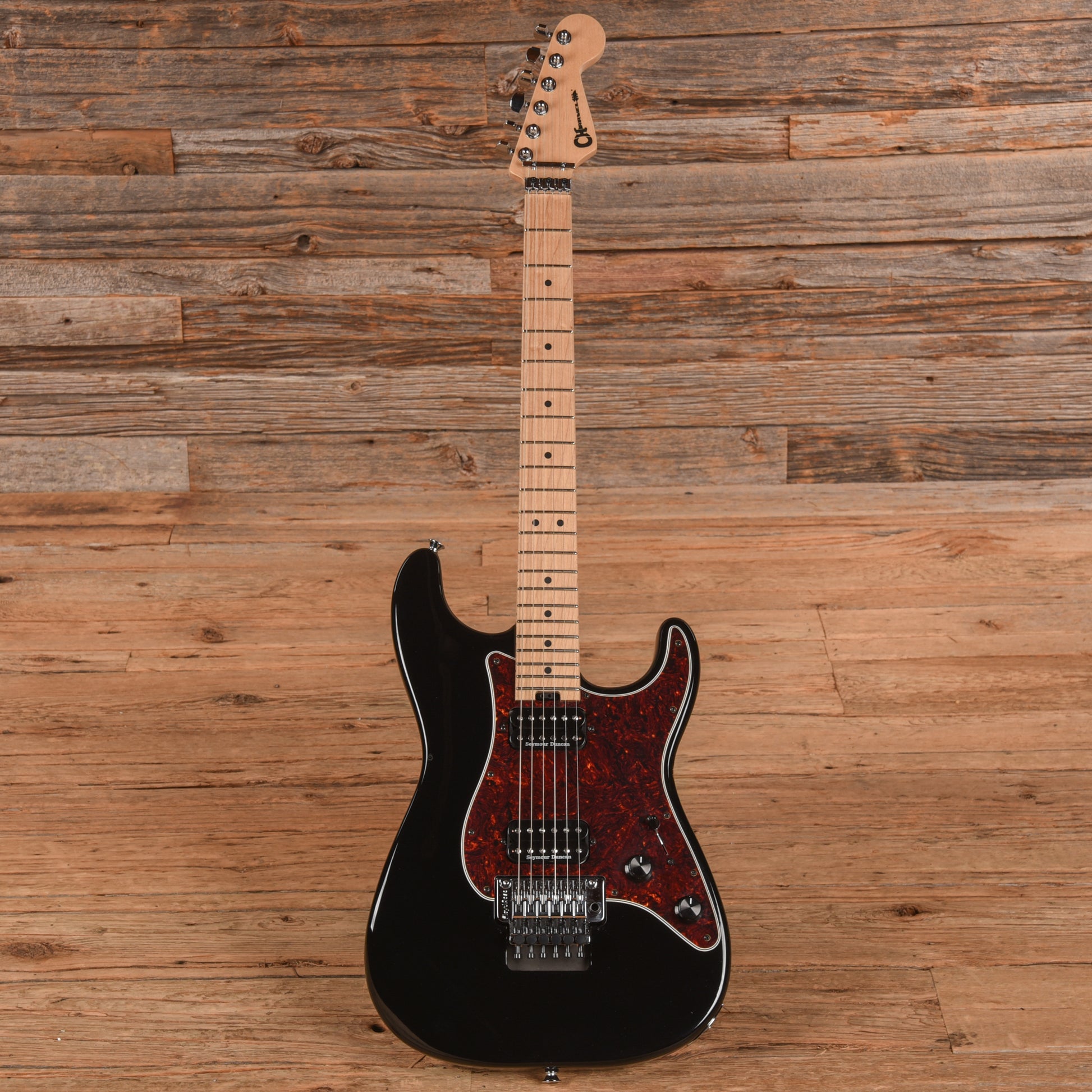 Charvel Pro-Mod So-Cal Style 1 HH FR M Black Electric Guitars / Solid Body