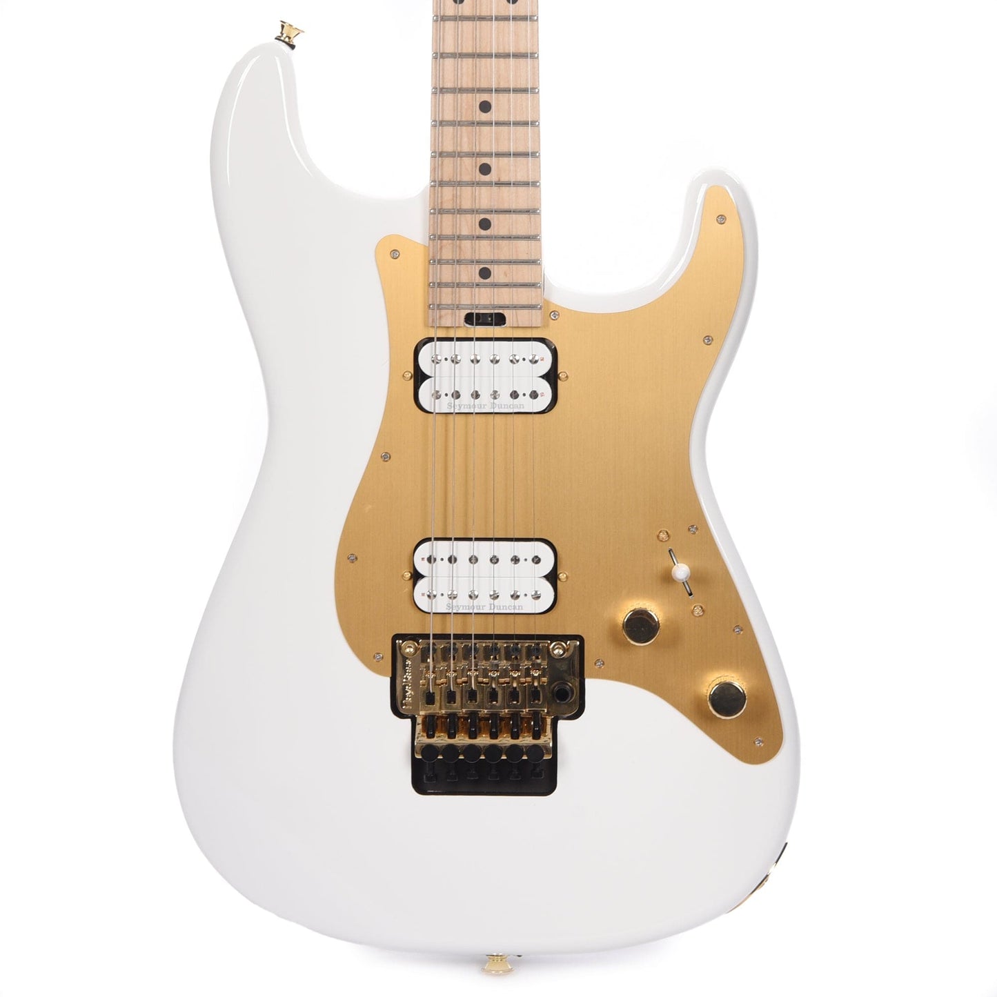 Charvel Pro-Mod So-Cal Style 1 HH FR M Snow White Electric Guitars / Solid Body