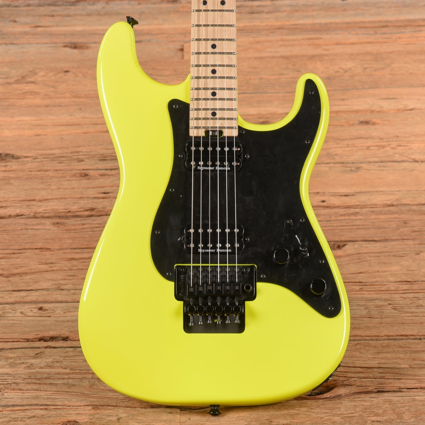 Charvel Pro-Mod So-Cal Style 1 HH FR Neon Yellow 2015 Electric Guitars / Solid Body