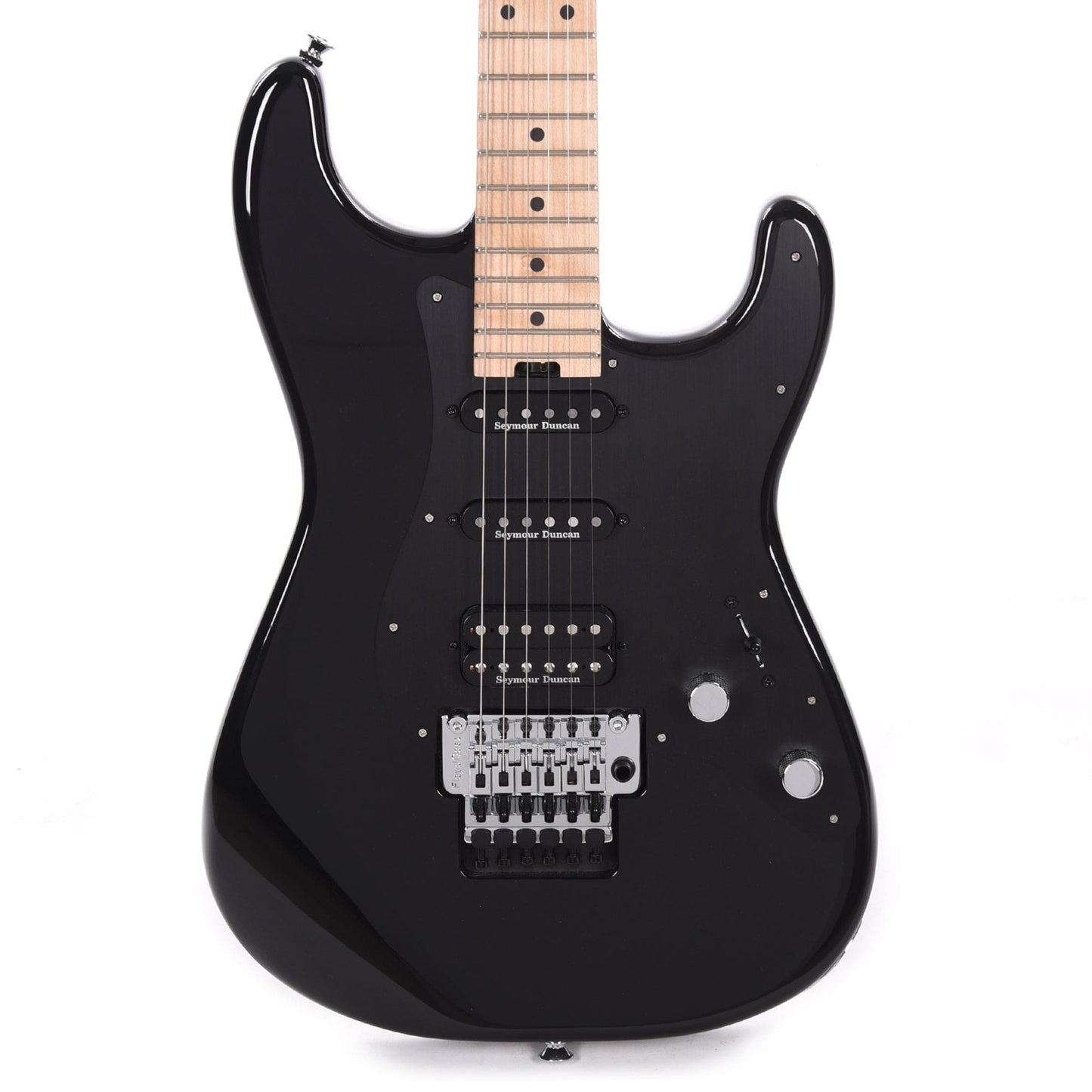 Charvel Pro-Mod So-Cal Style 1 HSS FR M Gloss Black Electric Guitars / Solid Body
