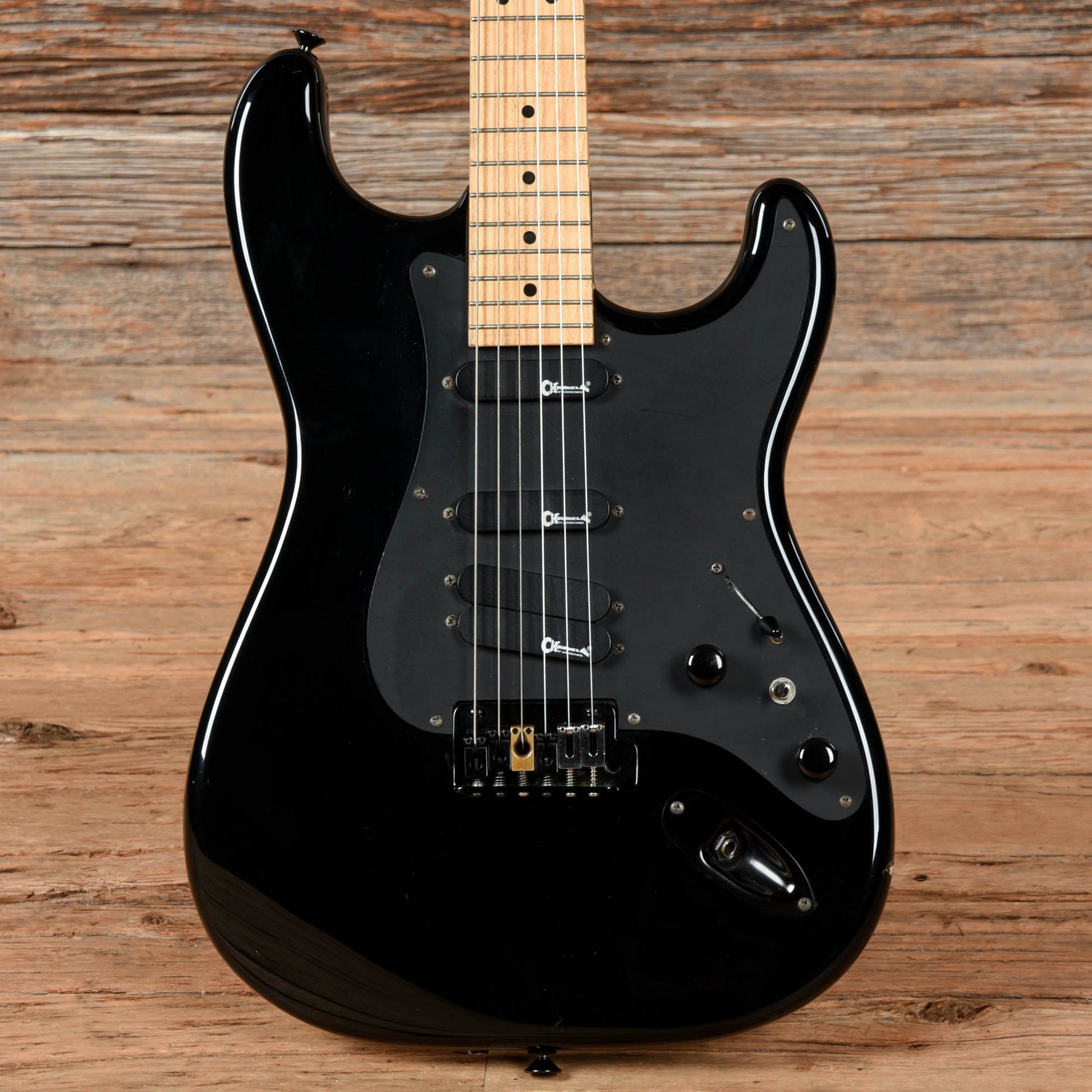 Charvel ST Custom Black 1991 Electric Guitars / Solid Body