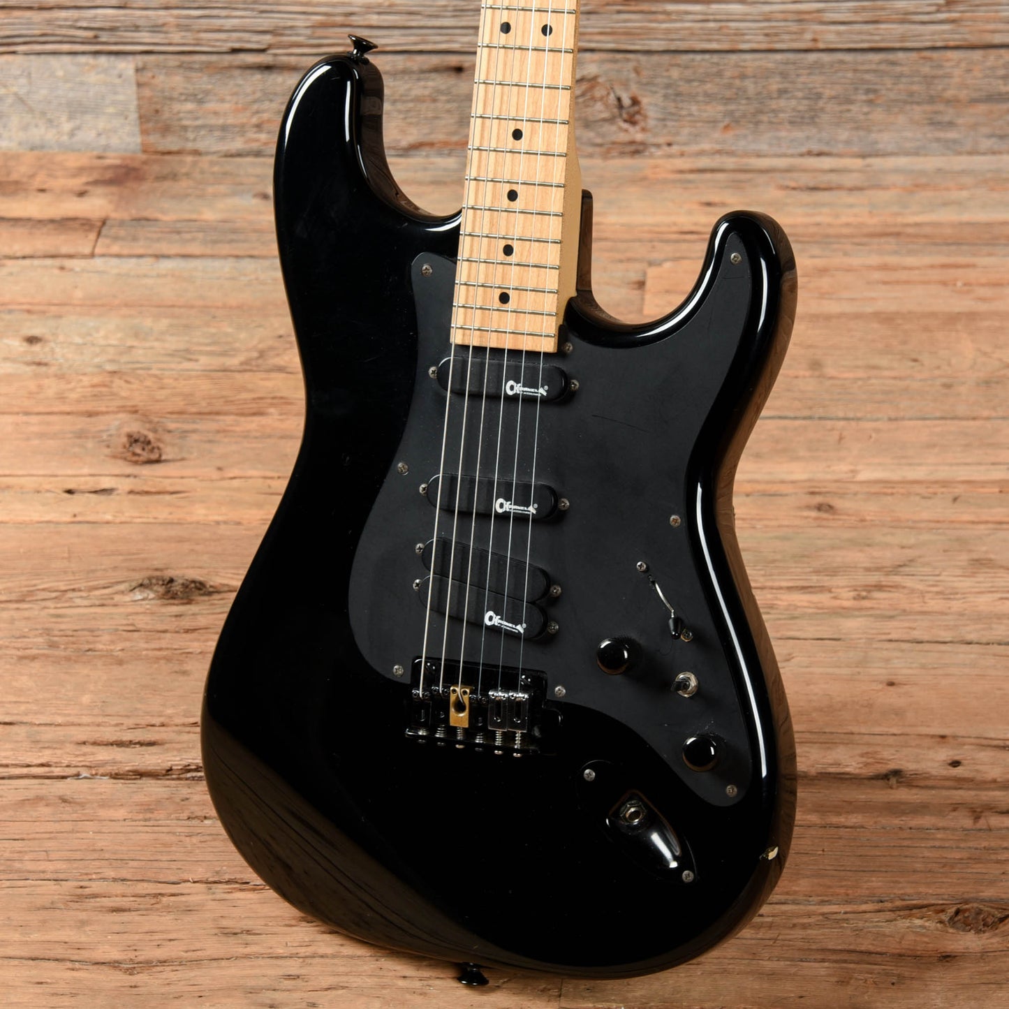 Charvel ST Custom Black 1991 Electric Guitars / Solid Body