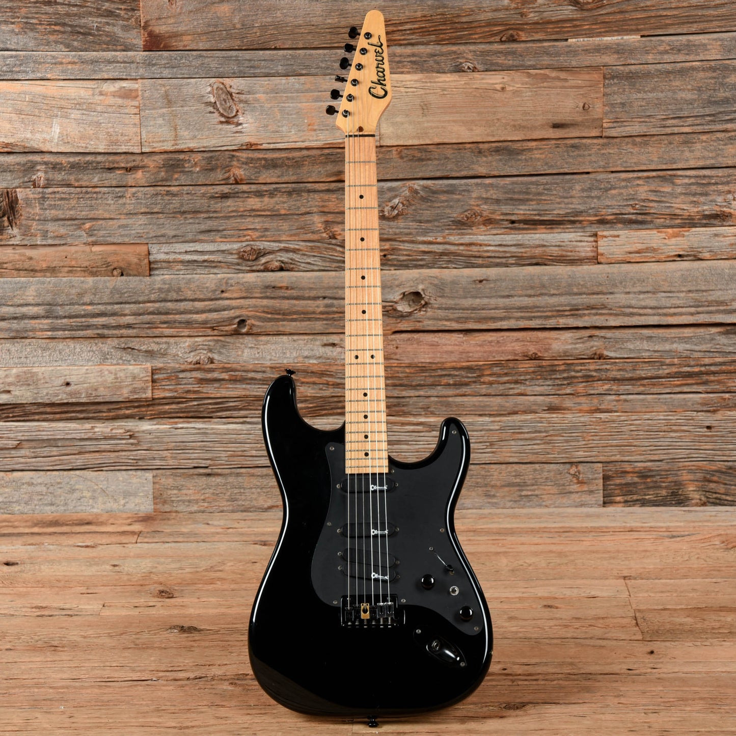 Charvel ST Custom Black 1991 Electric Guitars / Solid Body