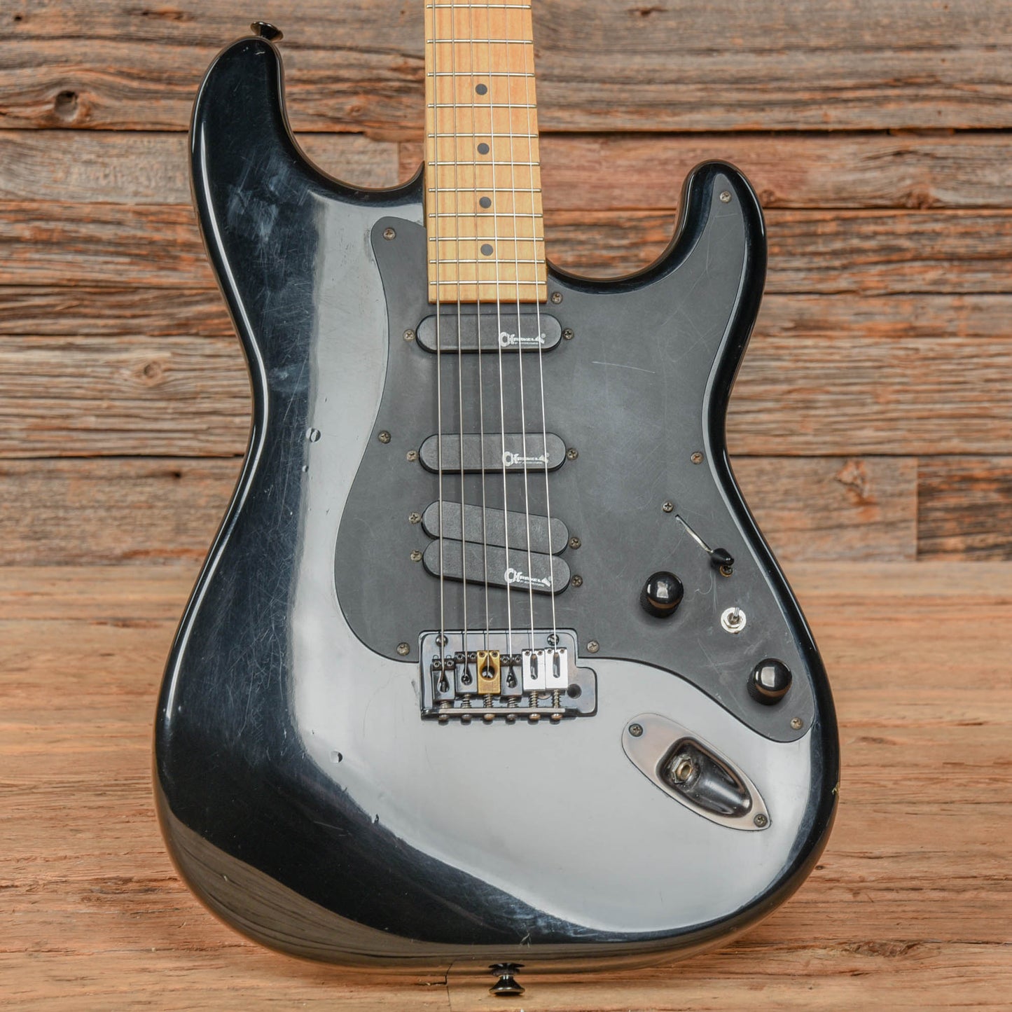 Charvel ST Custom Black 1991 Electric Guitars / Solid Body
