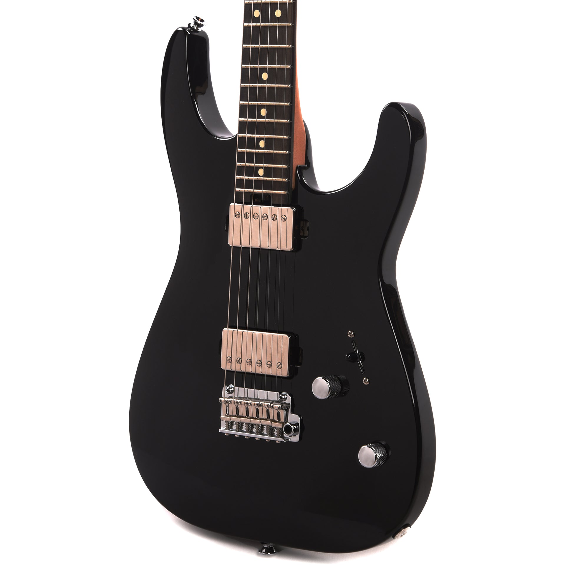 Charvel Super-Stock DKA22 2PT EB Gloss Black Electric Guitars / Solid Body