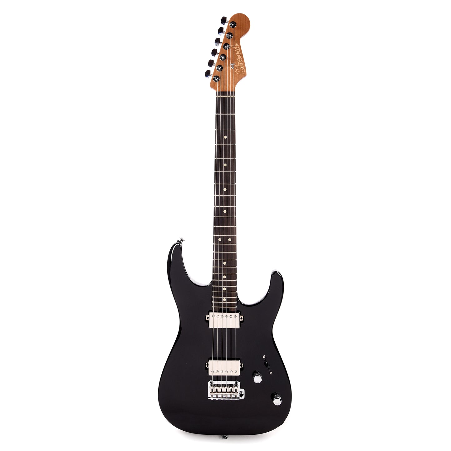 Charvel Super-Stock DKA22 2PT EB Gloss Black Electric Guitars / Solid Body