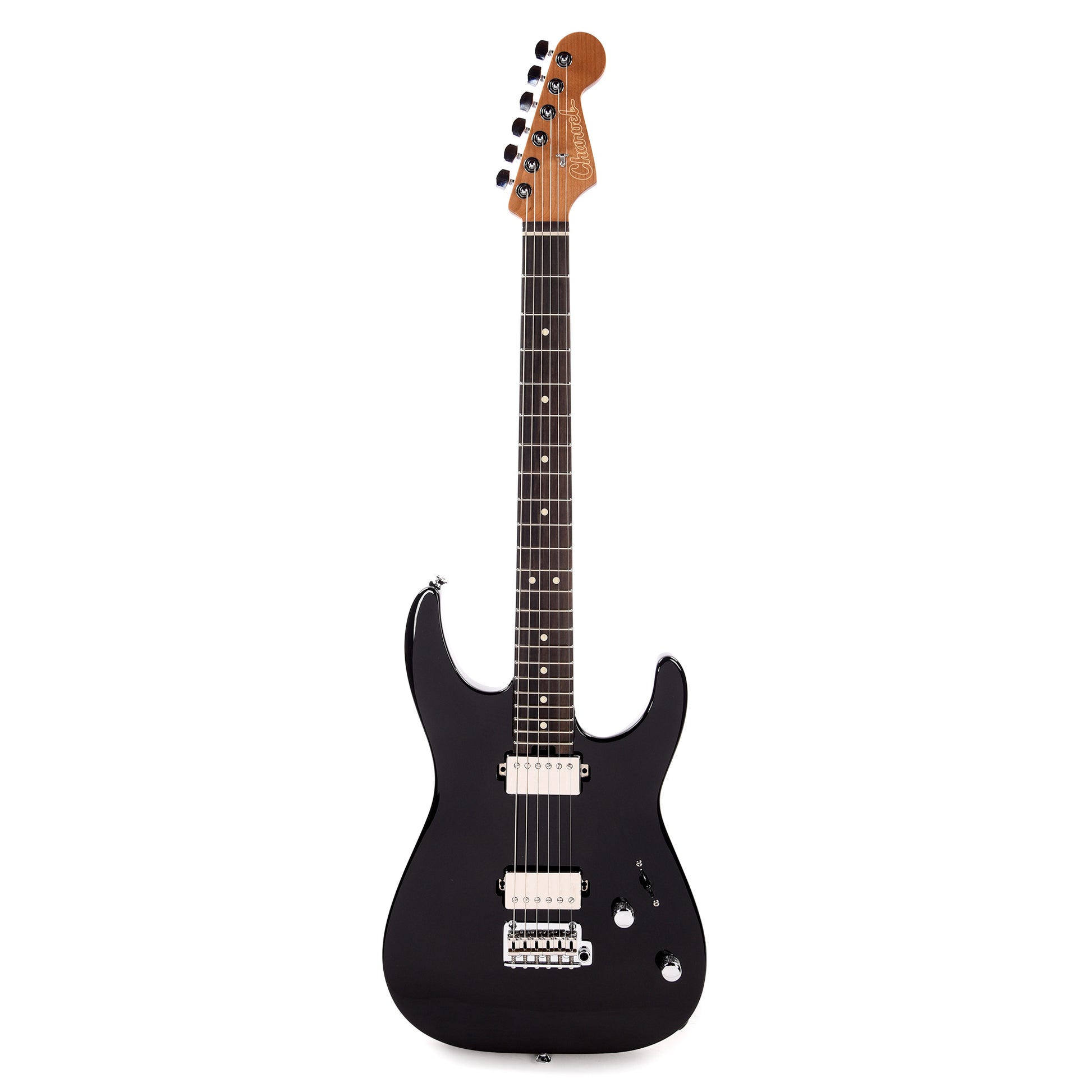 Charvel Super-Stock DKA22 2PT EB Gloss Black Electric Guitars / Solid Body