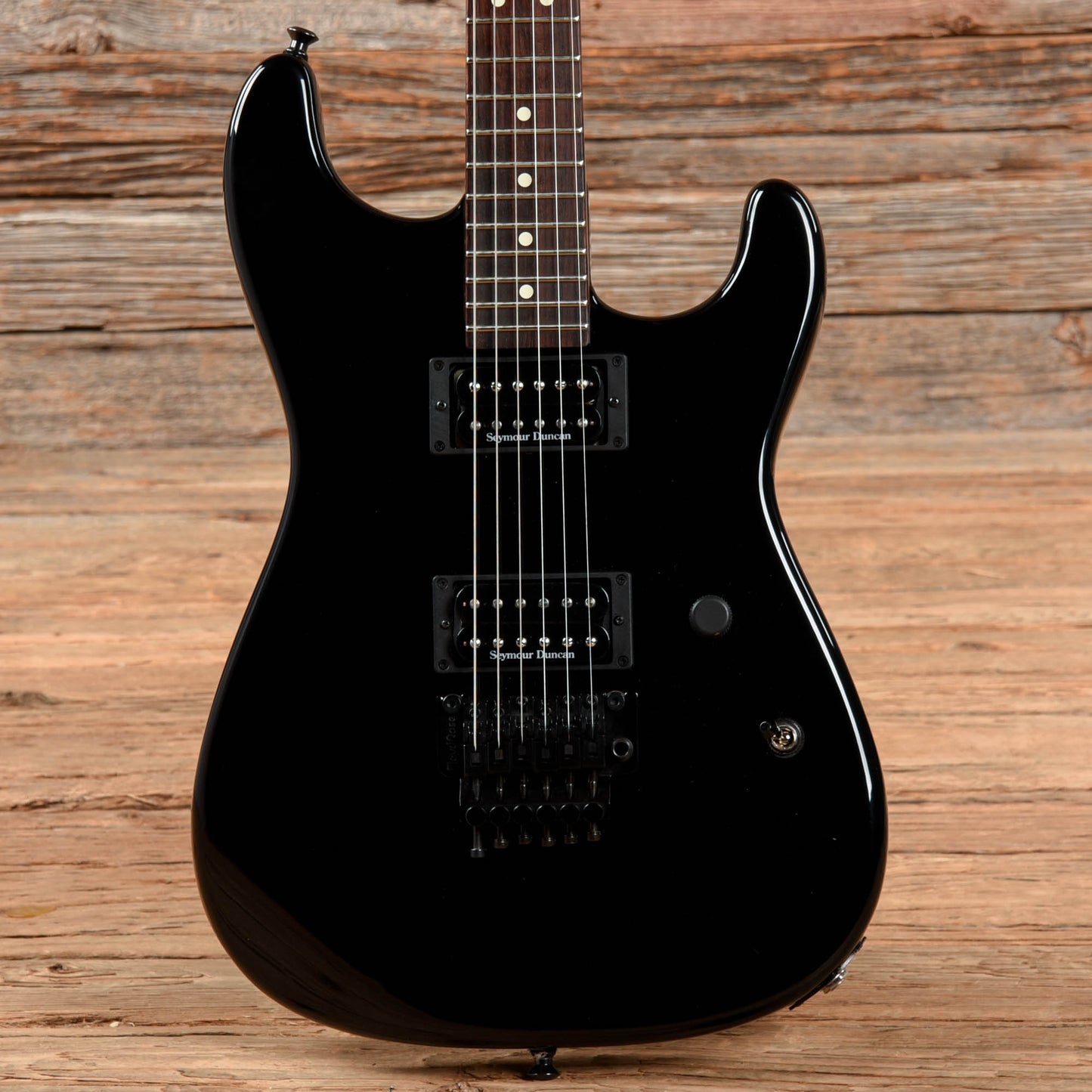 Charvel USA San Dimas HH FR Black 2009 Electric Guitars / Solid Body