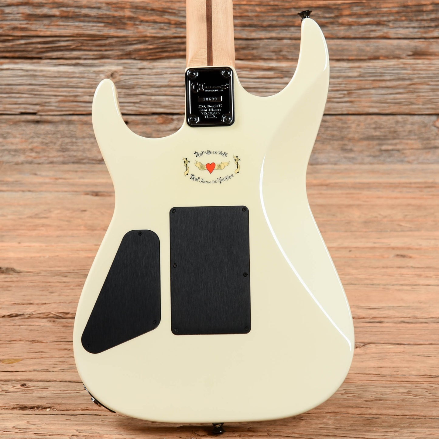 Charvel Warren DeMartini USA Signature Frenchie White Electric Guitars / Solid Body