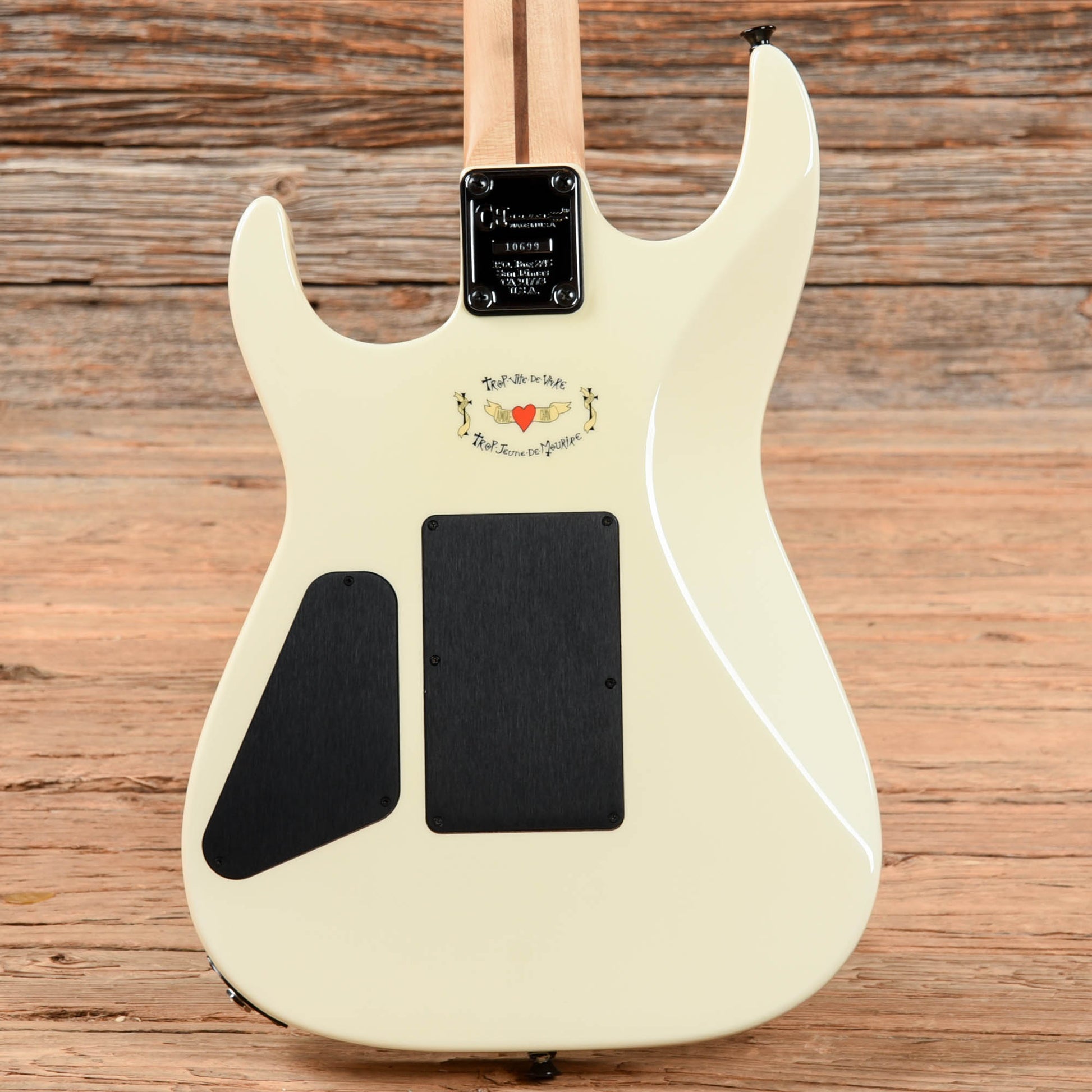 Charvel Warren DeMartini USA Signature Frenchie White Electric Guitars / Solid Body