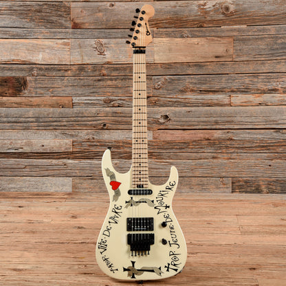 Charvel Warren DeMartini USA Signature Frenchie White Electric Guitars / Solid Body