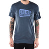 CME T-Shirt Tri-Blend Indigo Classic Logo Accessories / Merchandise