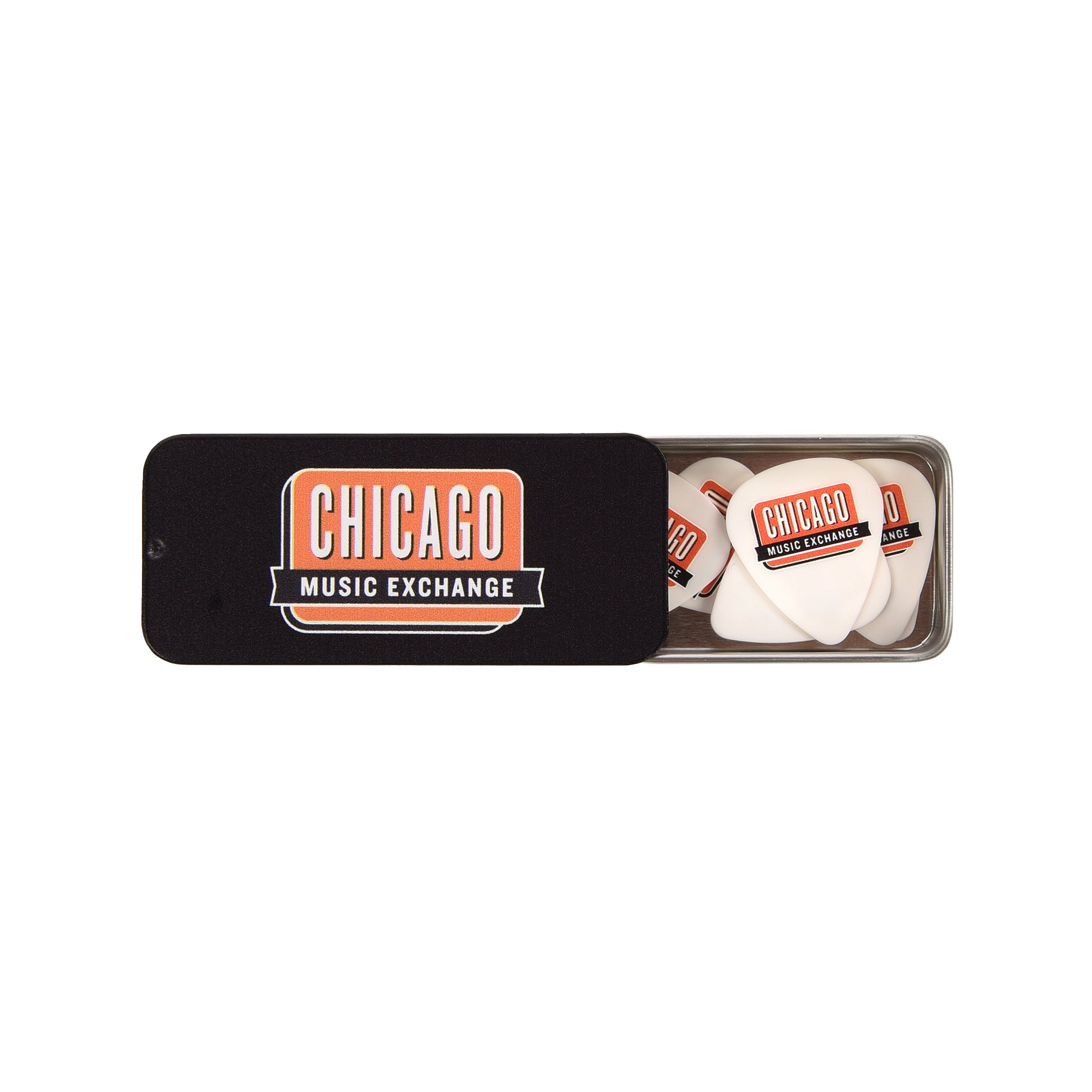 Chicago Music Exchange Collectible Guitar Pick Tin w/Tortex Standard .