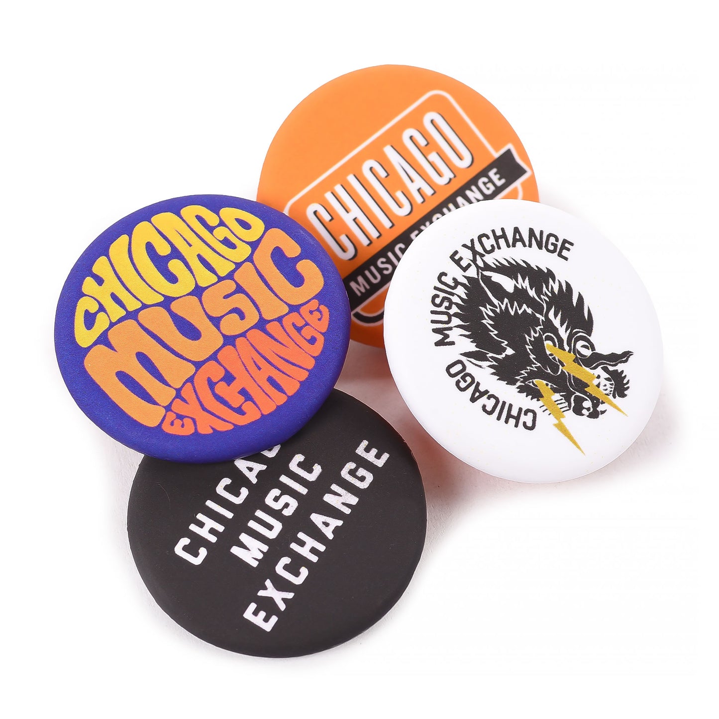 CME Classic Matte 1.25" Button Variety 4-Pack Clothing & Collectibles