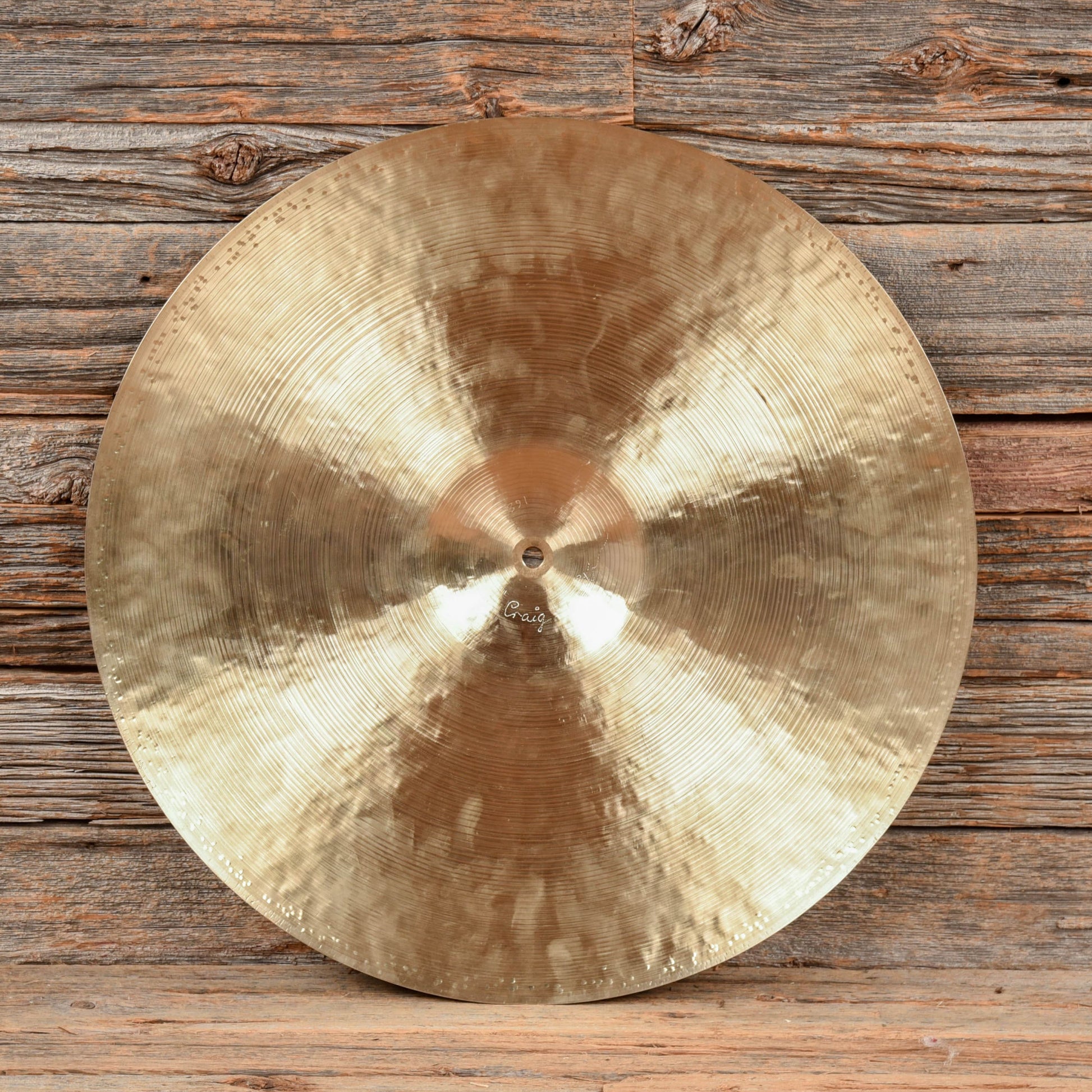 20" Craig Lauritsen Custom Rustico Crash Ride Cymbal USED Drums and Percussion