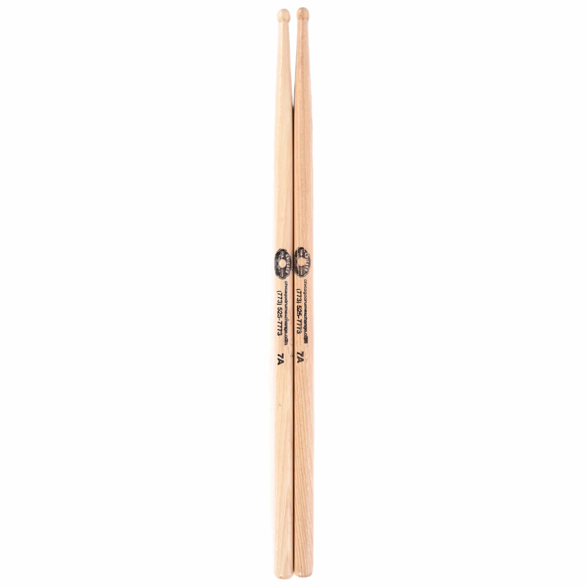 Chicago Drum Exchange CDE 7A Vater 2nd Quality Wood Tip Custom Imprint Drum Sticks (12 Pair Bundle) Drums and Percussion / Parts and Accessories / Drum Sticks and Mallets