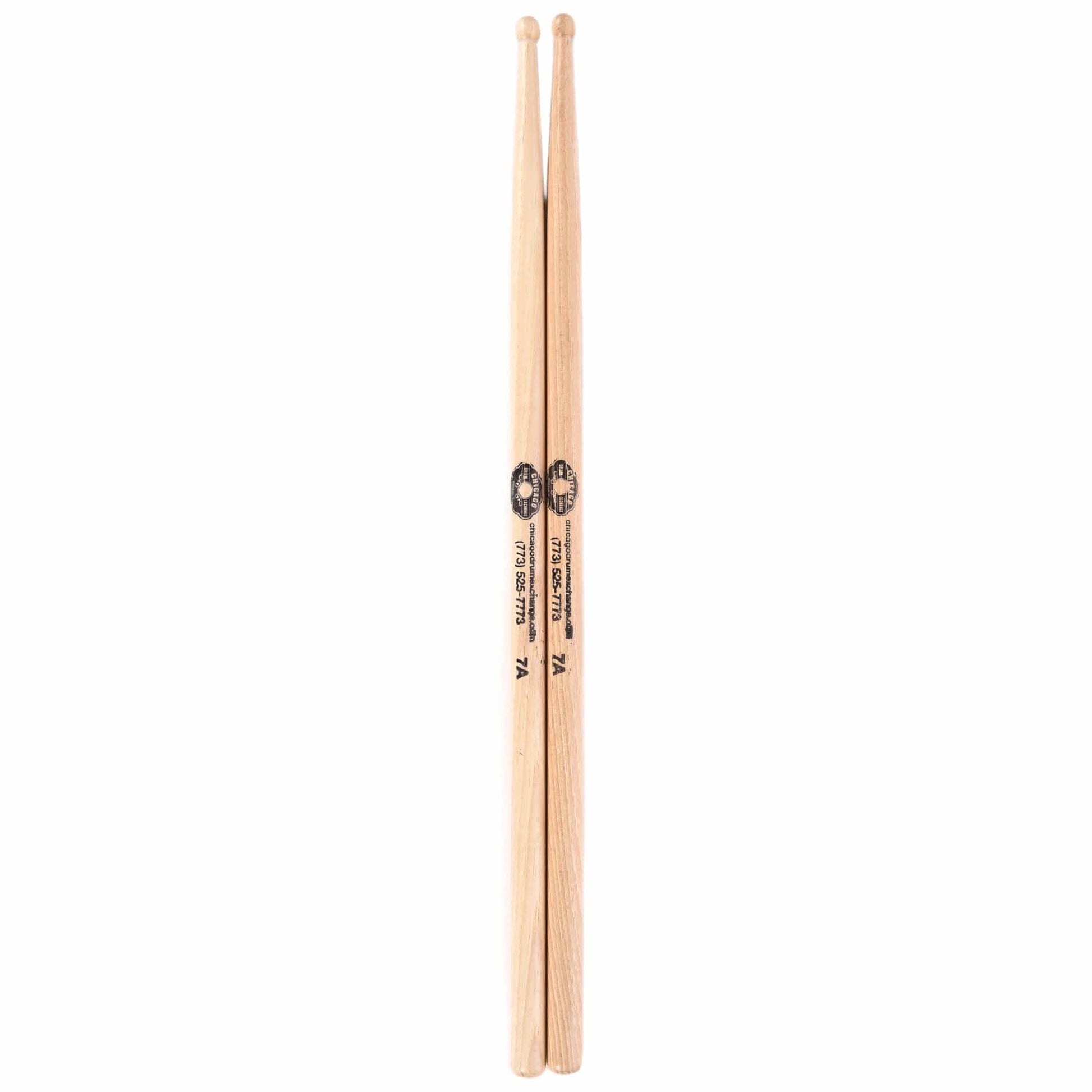 Chicago Drum Exchange CDE 7A Vater 2nd Quality Wood Tip Custom Imprint Drum Sticks (12 Pair Bundle) Drums and Percussion / Parts and Accessories / Drum Sticks and Mallets