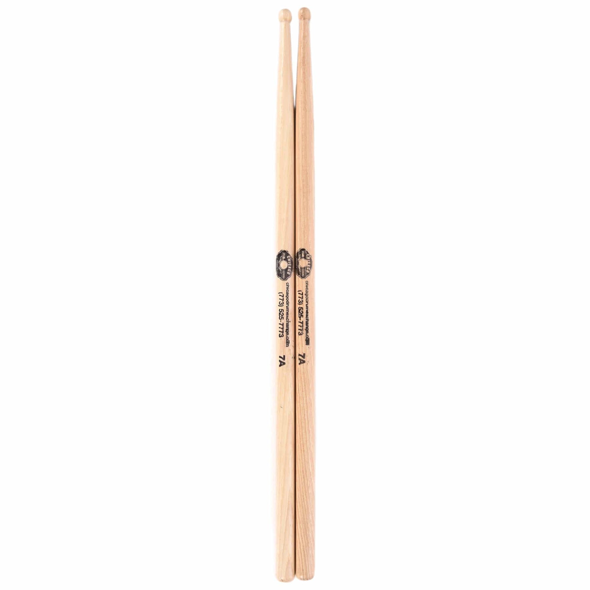 Chicago Drum Exchange CDE 7A Vater 2nd Quality Wood Tip Custom Imprint Drum Sticks (6 Pair Bundle) Drums and Percussion / Parts and Accessories / Drum Sticks and Mallets