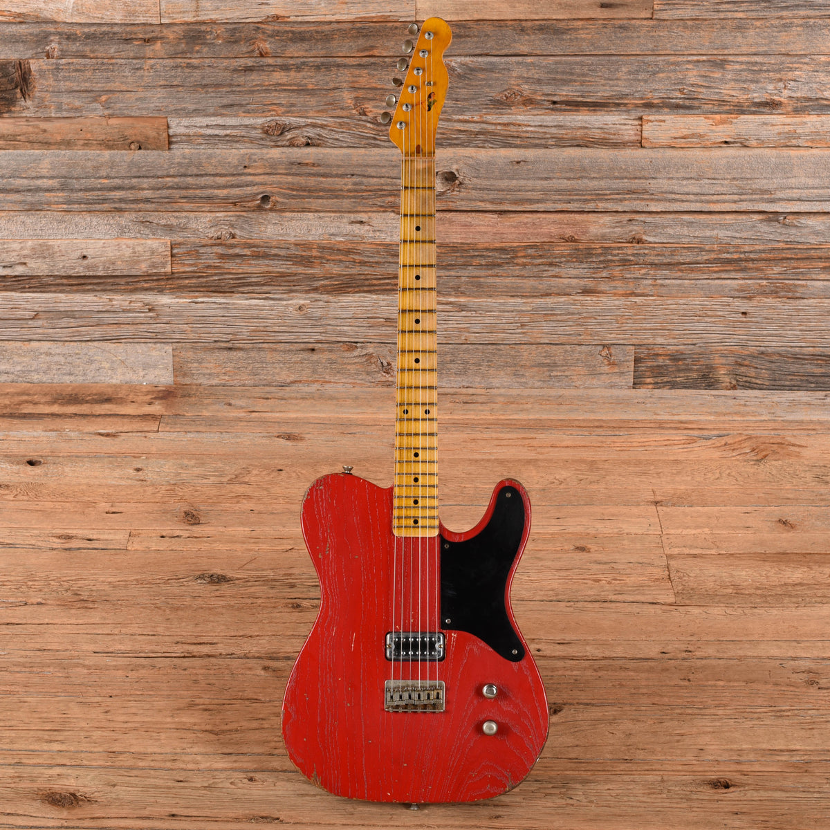 Pinup Single PowerTron T-Style Red 2013 Electric Guitars