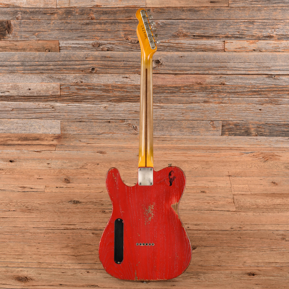 Pinup Single PowerTron T-Style Red 2013 Electric Guitars