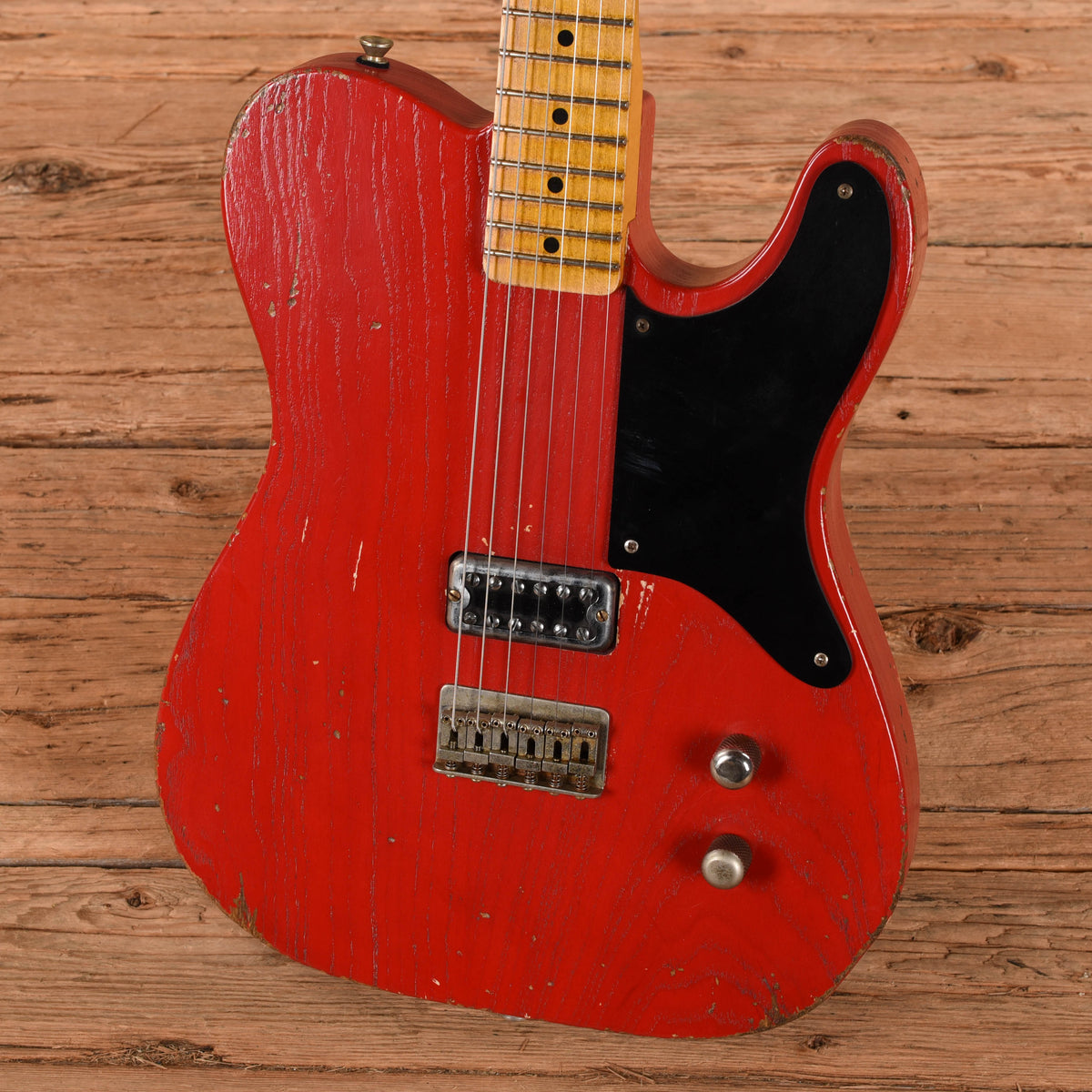 Pinup Single PowerTron T-Style Red 2013 Electric Guitars