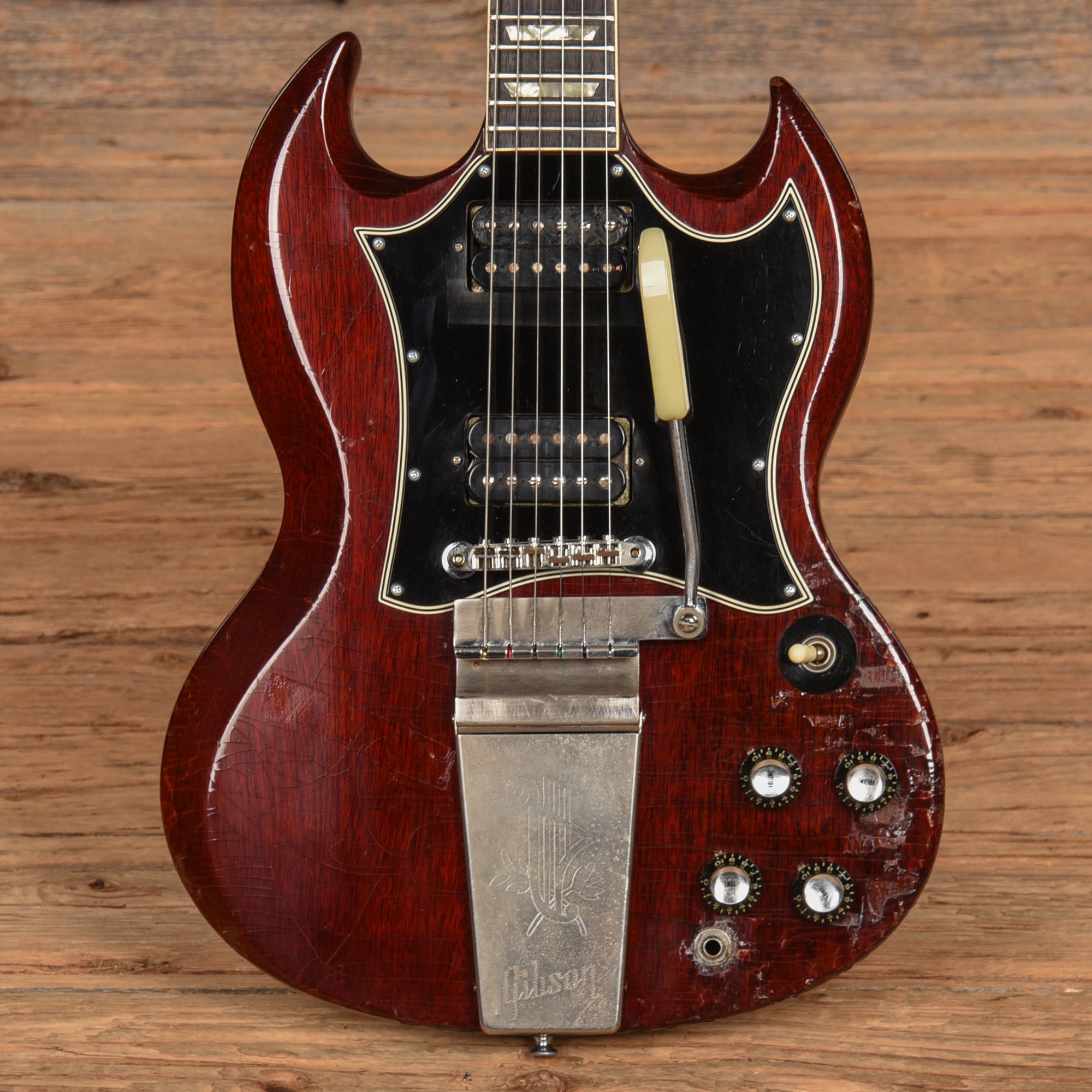 SG Standard with Maestro Vibrola Cherry 1967 Electric Guitars / Solid Body