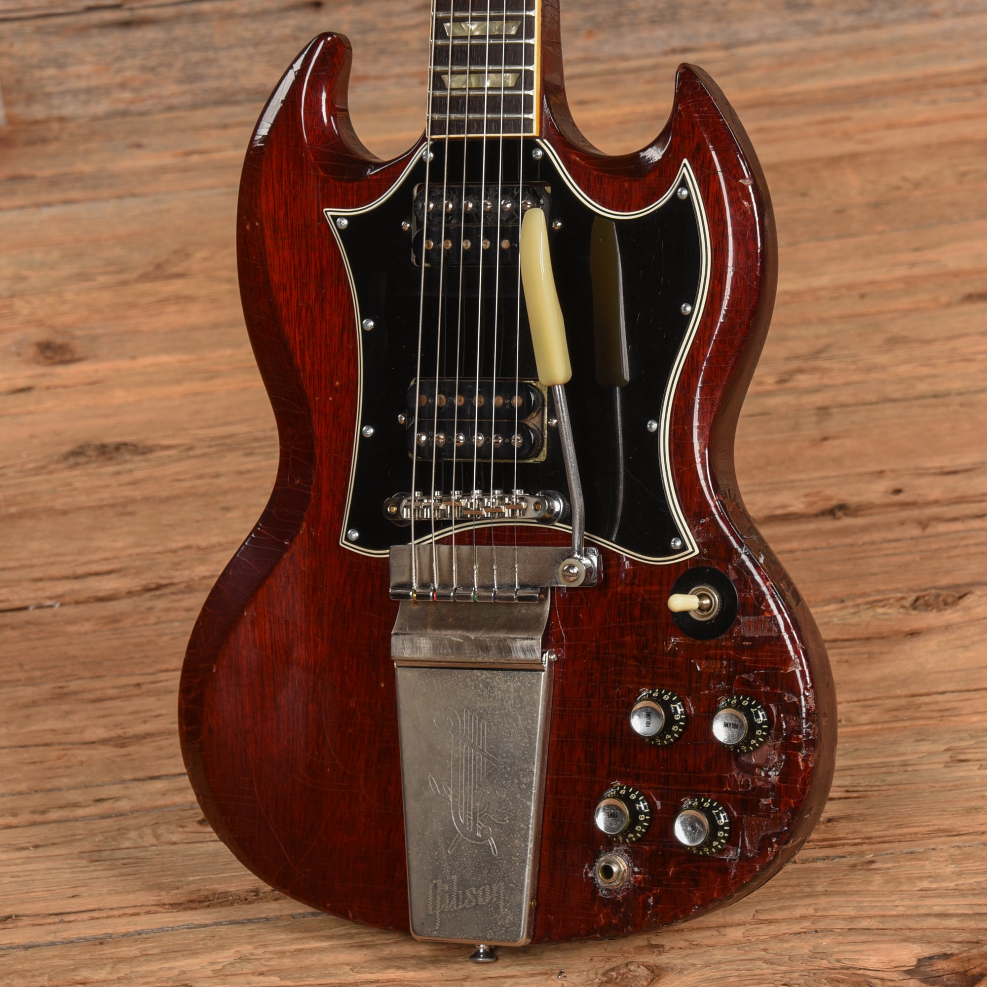 SG Standard with Maestro Vibrola Cherry 1967 Electric Guitars / Solid Body