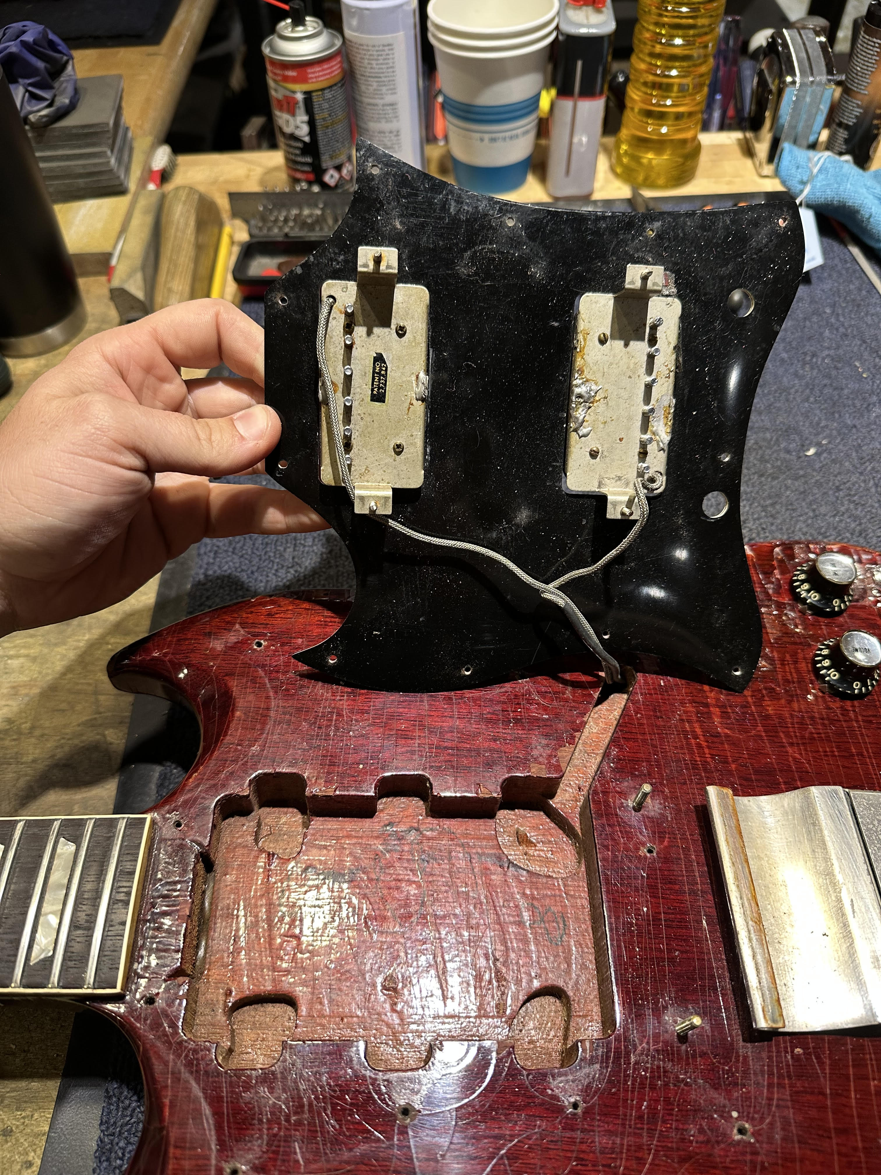 SG Standard with Maestro Vibrola Cherry 1967 Electric Guitars / Solid Body