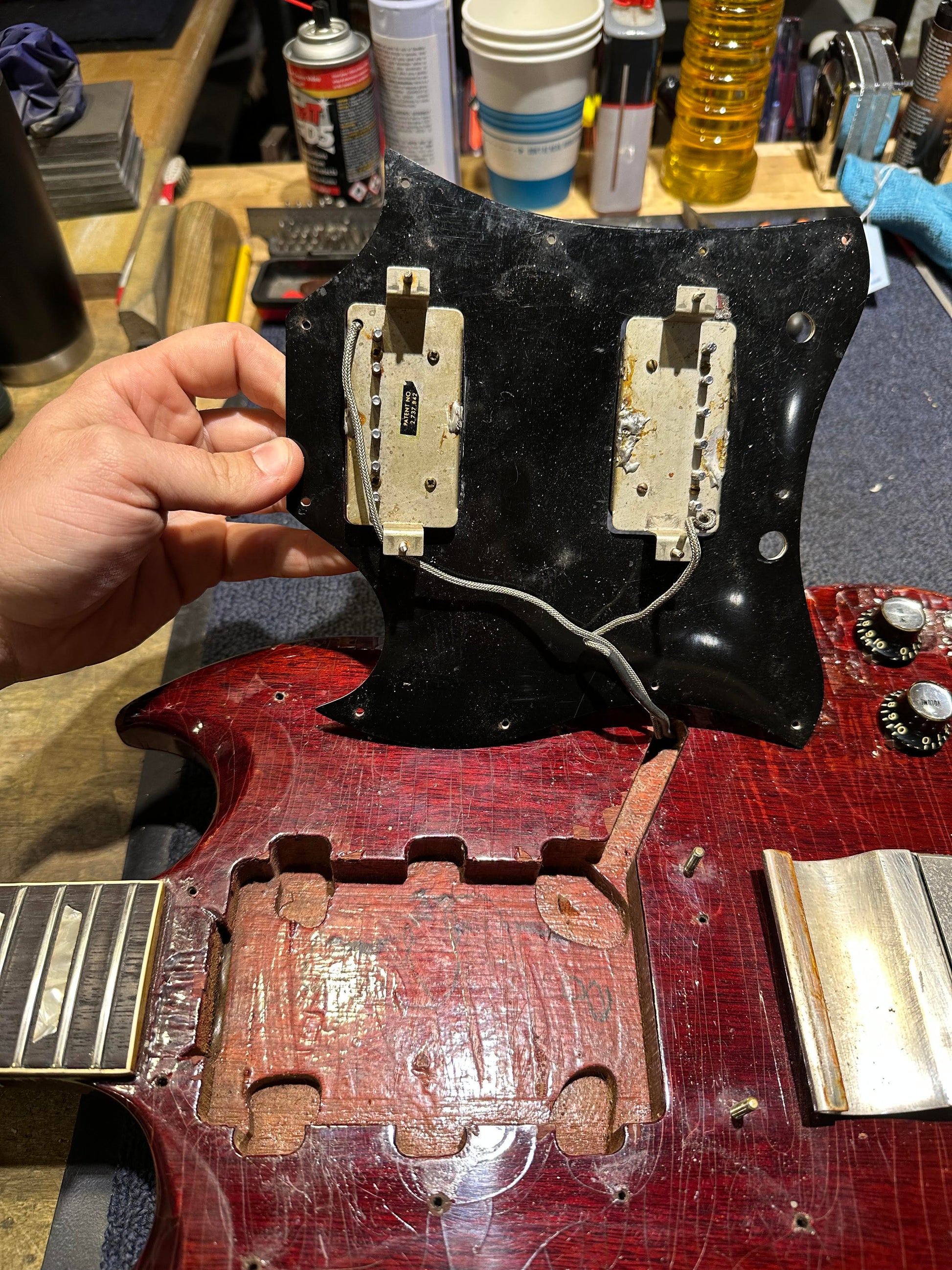 SG Standard with Maestro Vibrola Cherry 1967 Electric Guitars / Solid Body