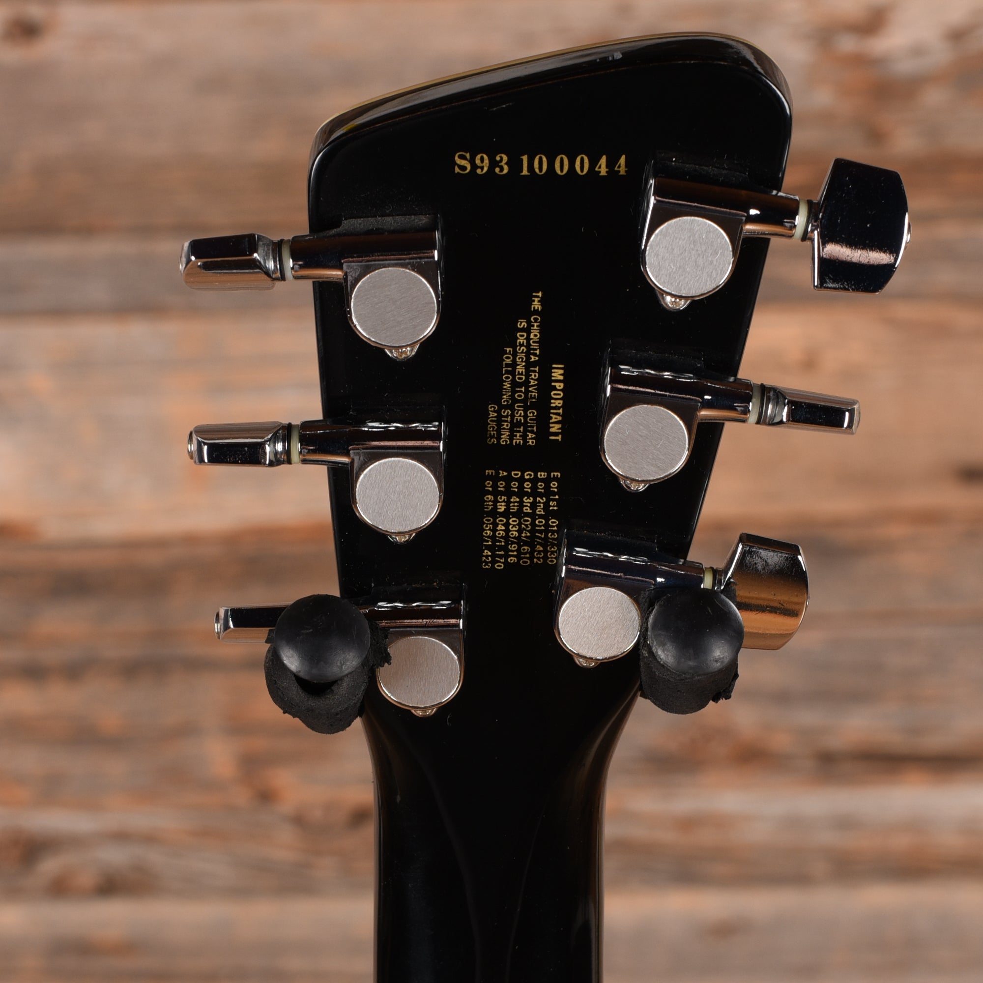Chiquita Travel Guitar Black 1993 Electric Guitars