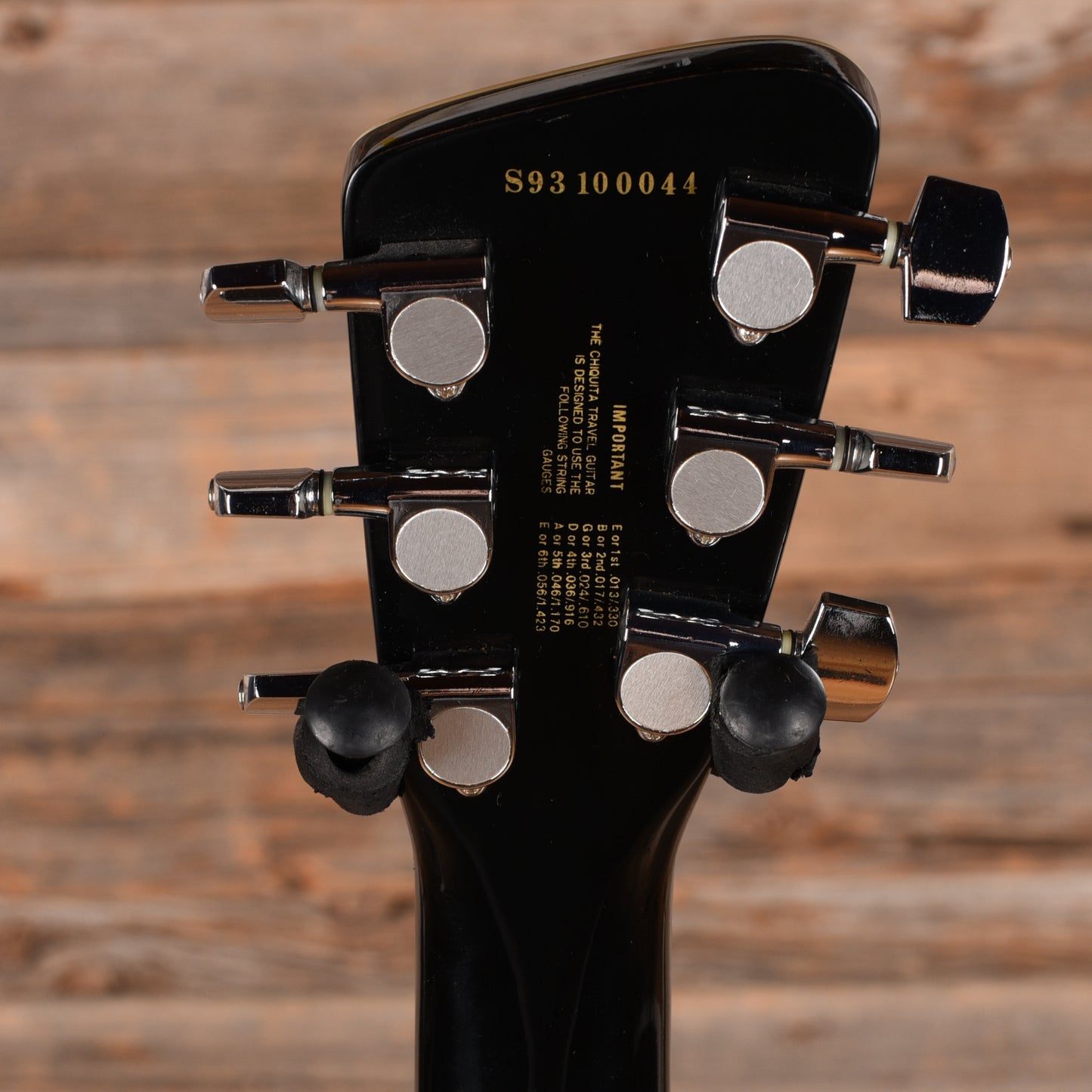 Chiquita Travel Guitar Black 1993 Electric Guitars