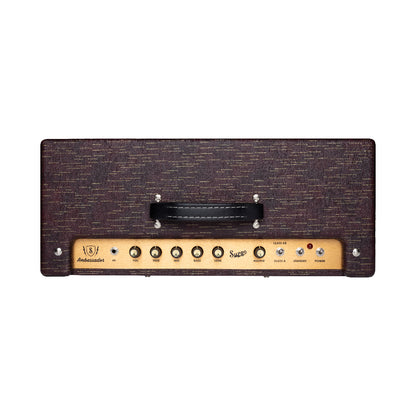 Supro Ambassador 50W 2x10 Combo Burgundy Gold Scandia
